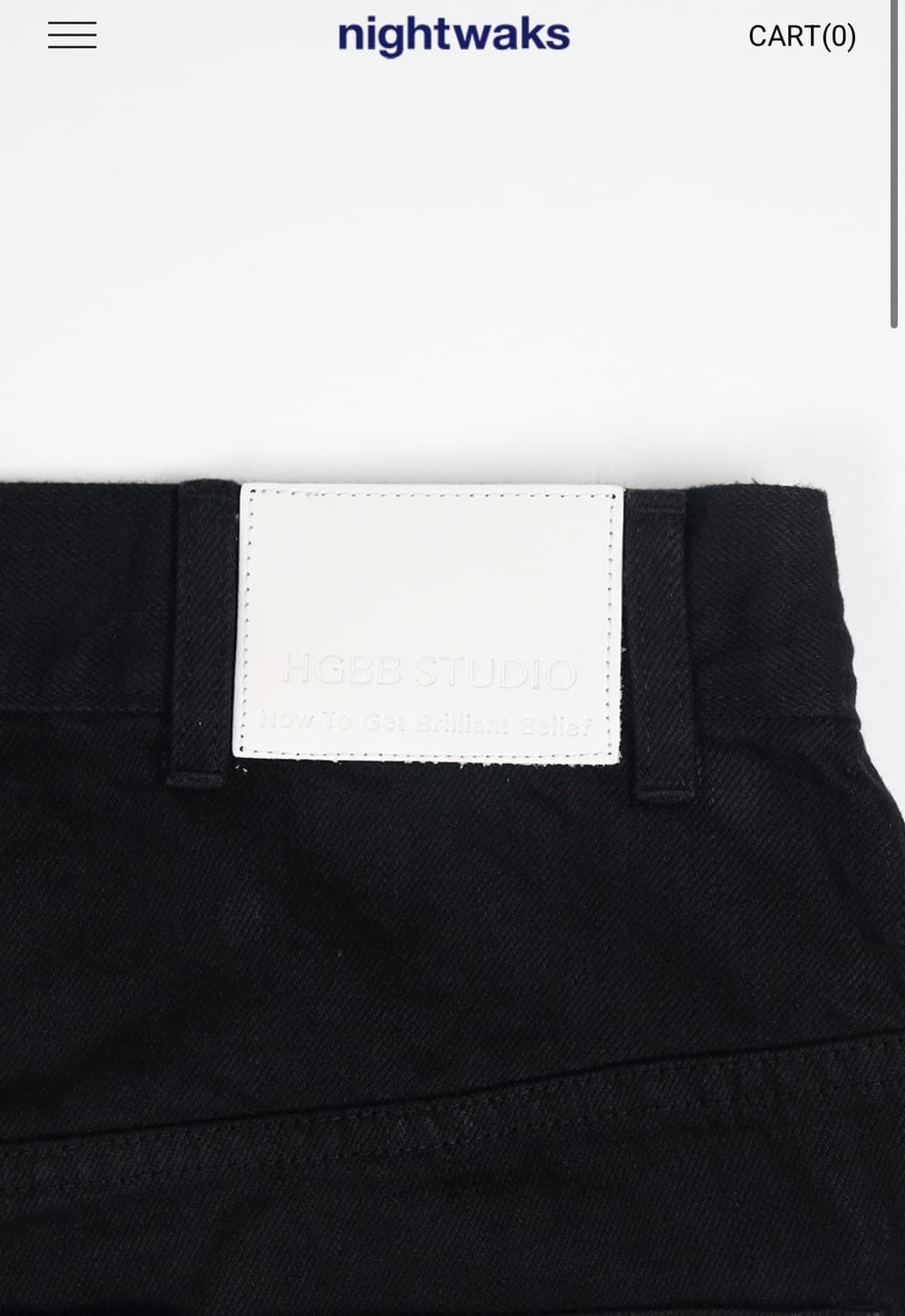 [HGBB STUDIO] YUPIK DENIM JEANS (BLACK) 상품이미지4