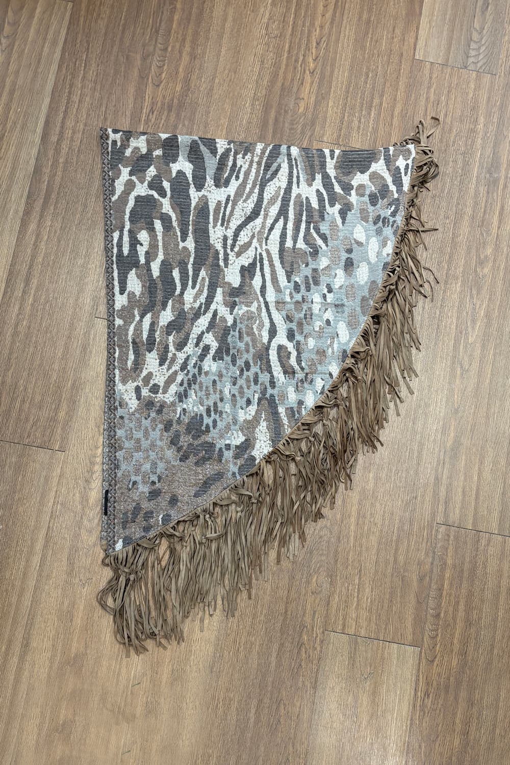 Leopard & Zebra Mixed Wrap Skirt 상품이미지2