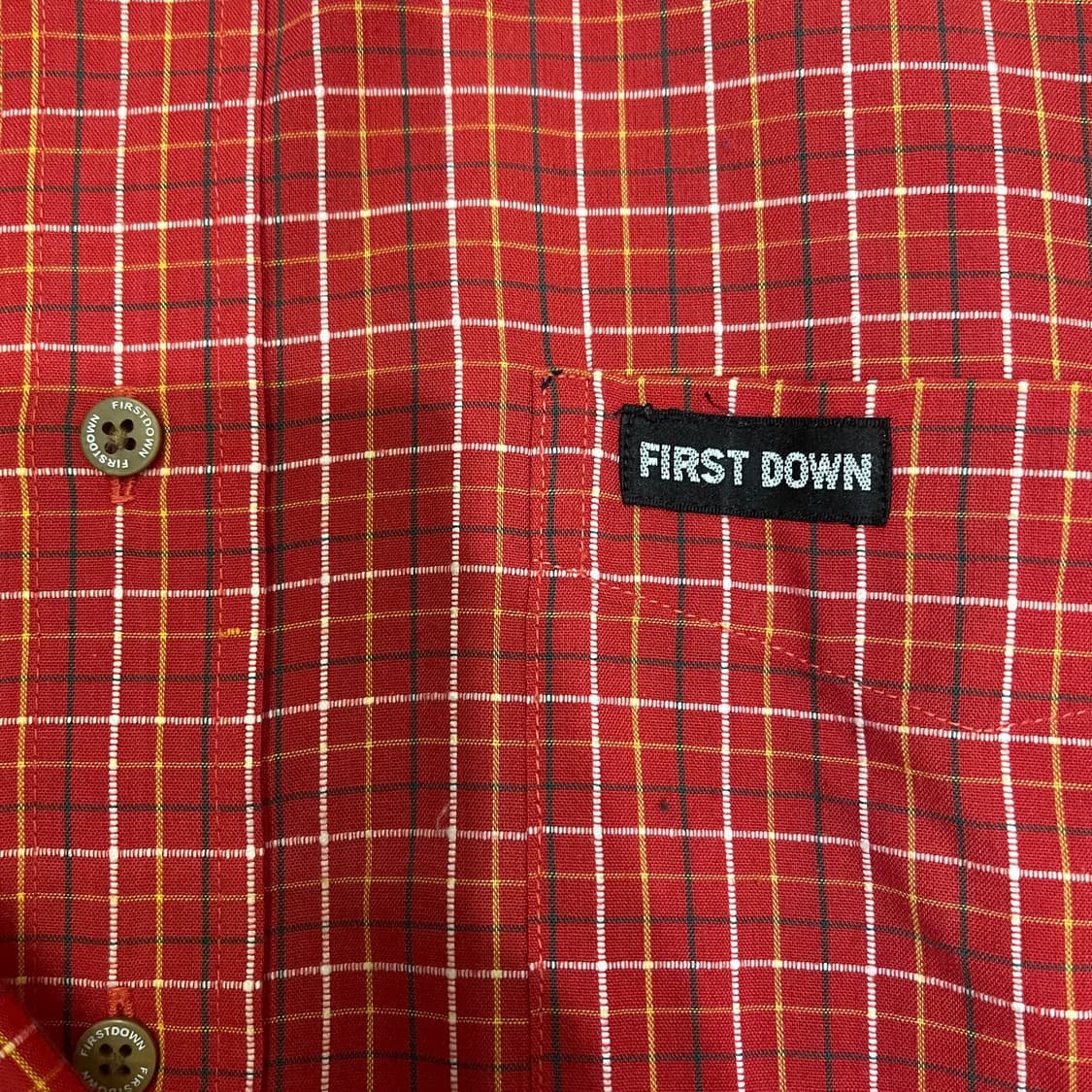 FIRST DOWN  USA 체크셔츠 상품이미지3