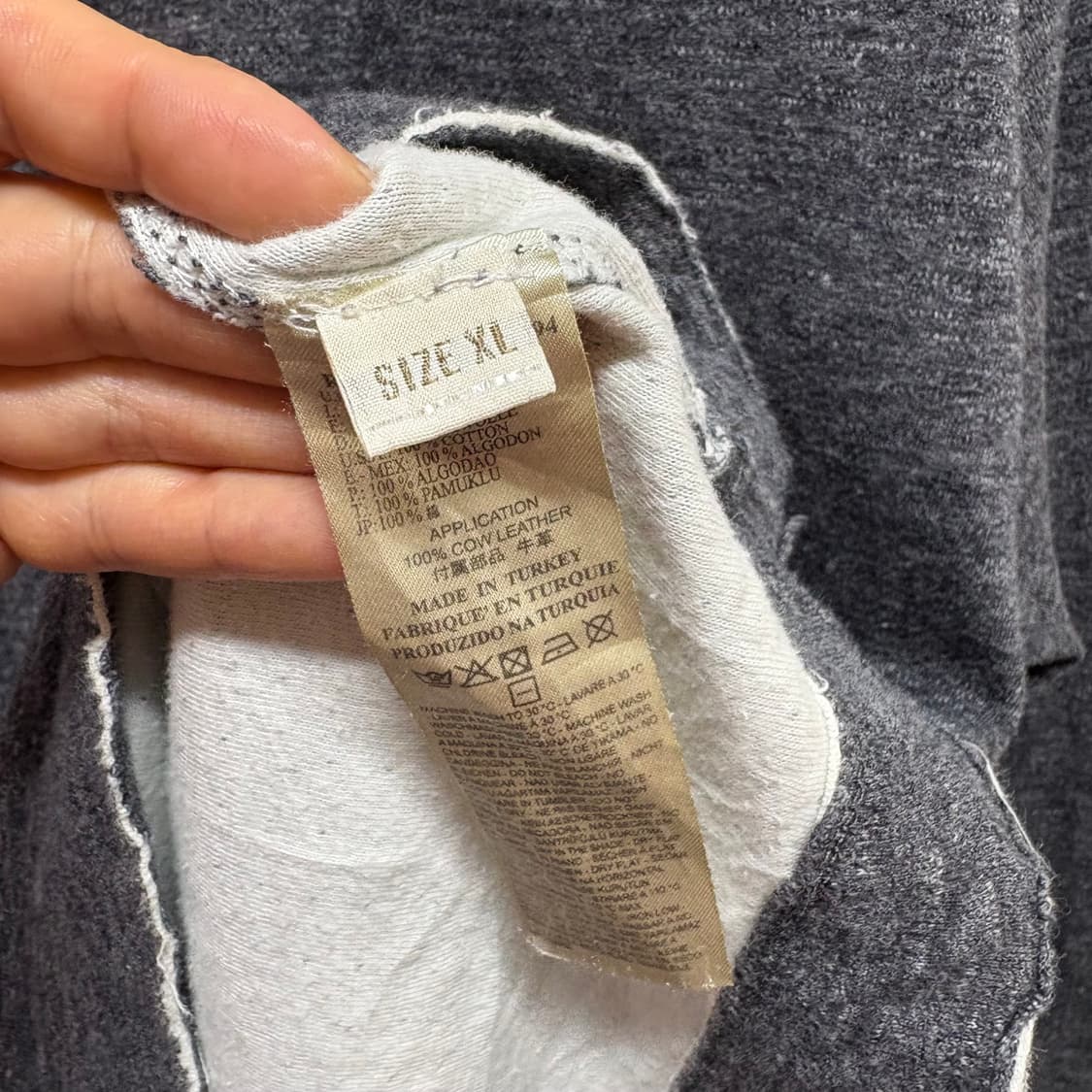 Diesel 디젤 컷오프 루즈 긴팔티셔츠 롱슬리브 (XL) 상품이미지4