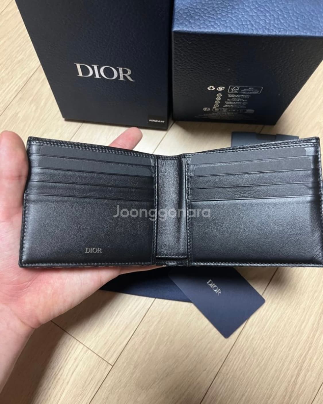 [크림판/풀구성] 디올 컴팩트 오블리크 자카드 반지갑 상품이미지4