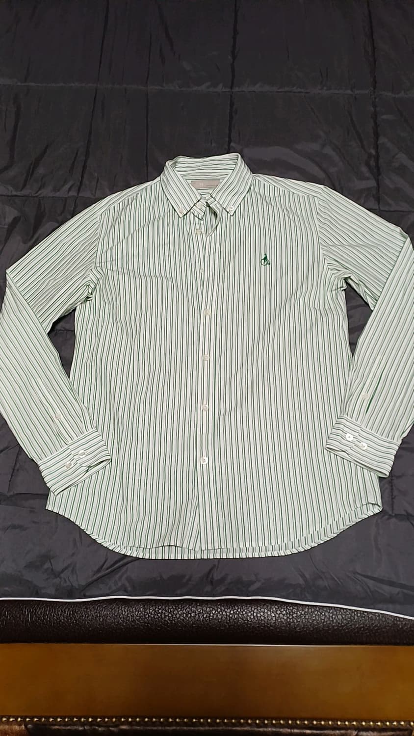 빈폴 스트라이프셔츠 100 가슴55 기장74 상품이미지1