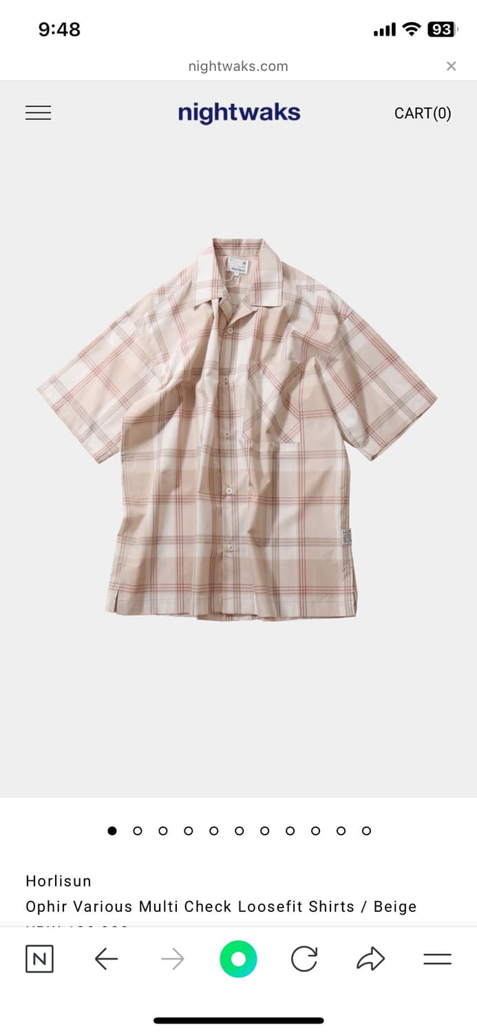 홀리선 Horlisun 오피르 체크셔츠 상품이미지2