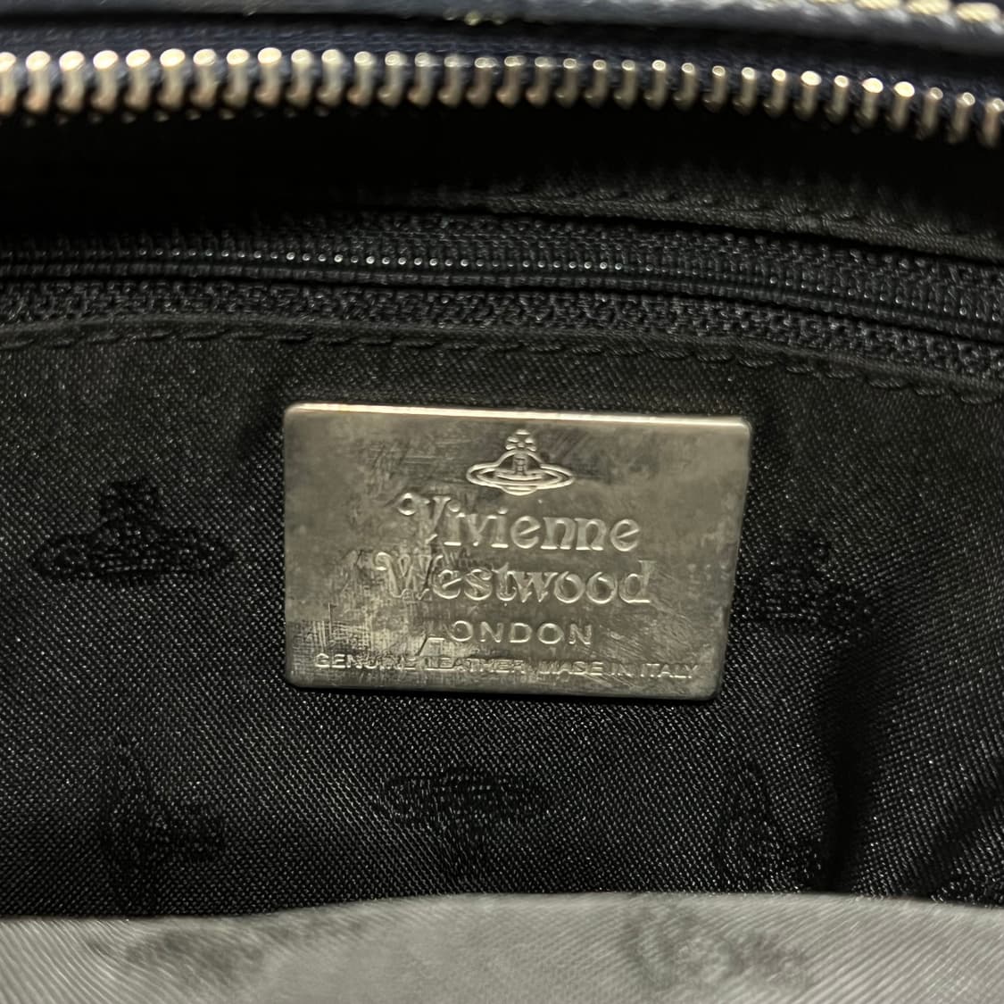 비비안웨스트우드 체크 미니 토트백 상품이미지3