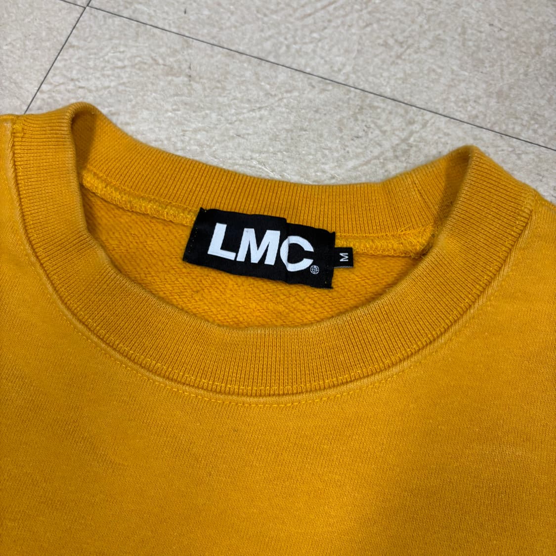 LMC 빅로고 옐로우 맨투맨 상품이미지4