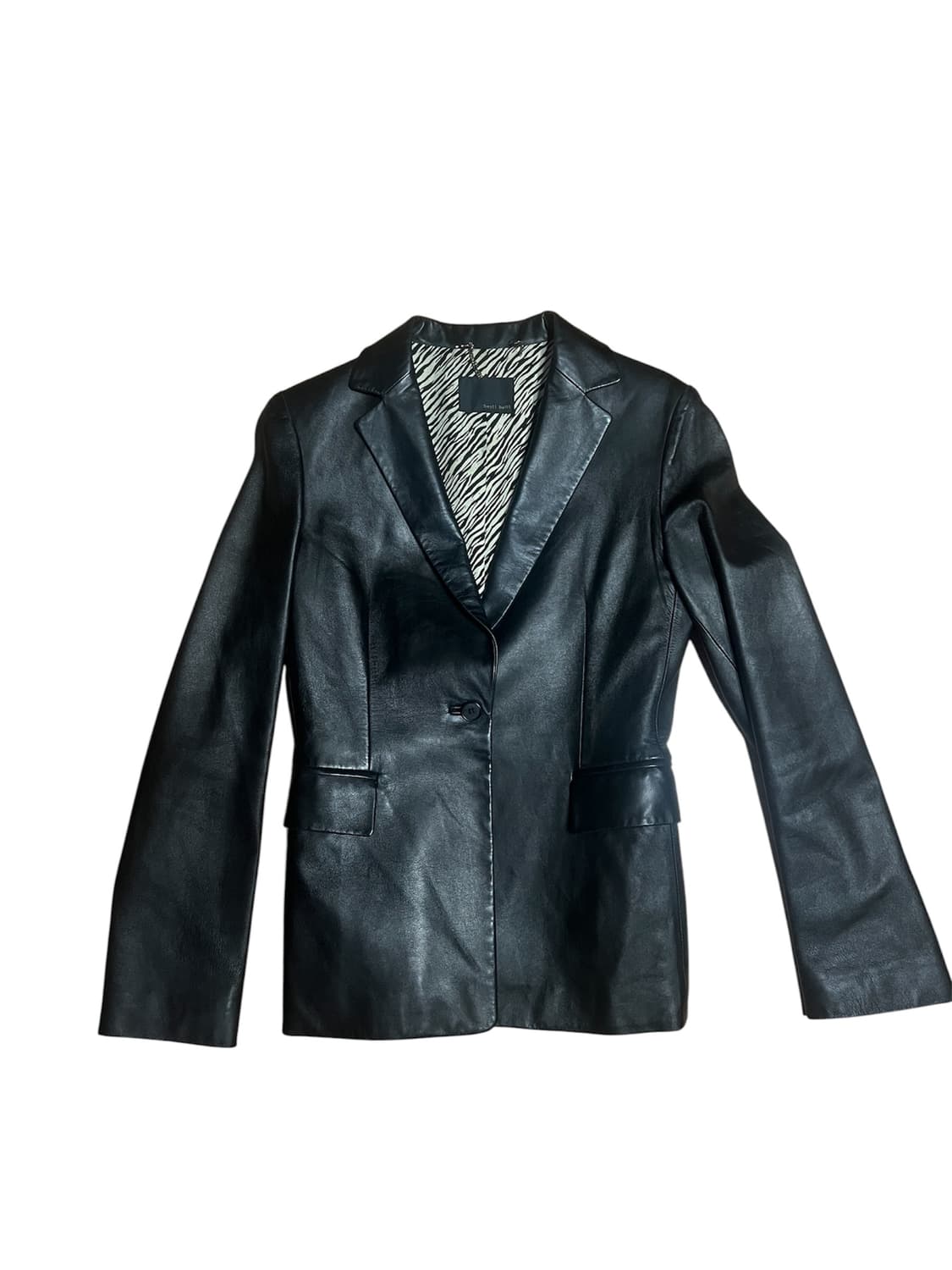 베스트벨리 양가죽 블레이저 상품이미지1