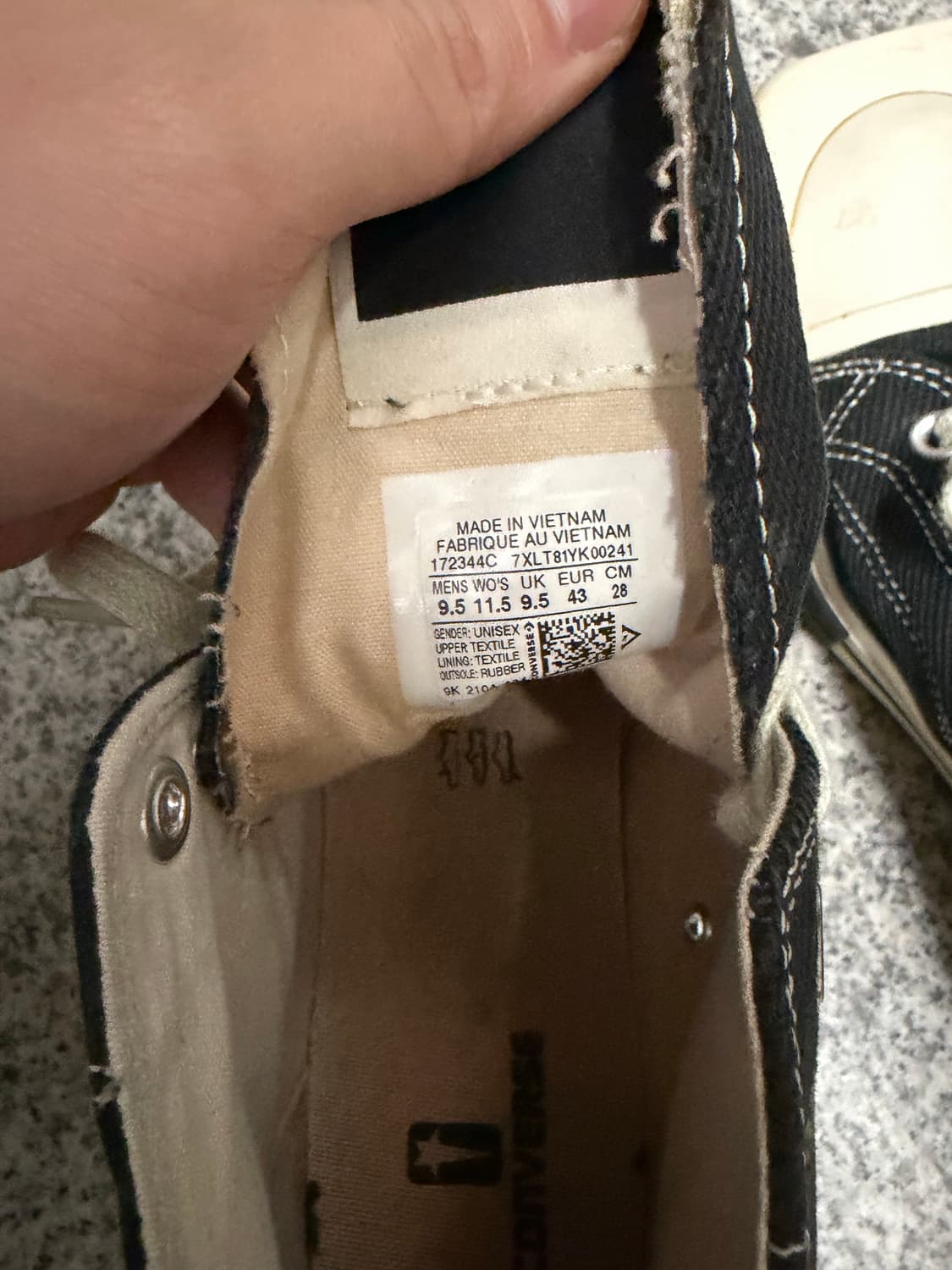 280 릭오웬스 다크쉐도우 커버스 터보다크 척70 하이 상품이미지3