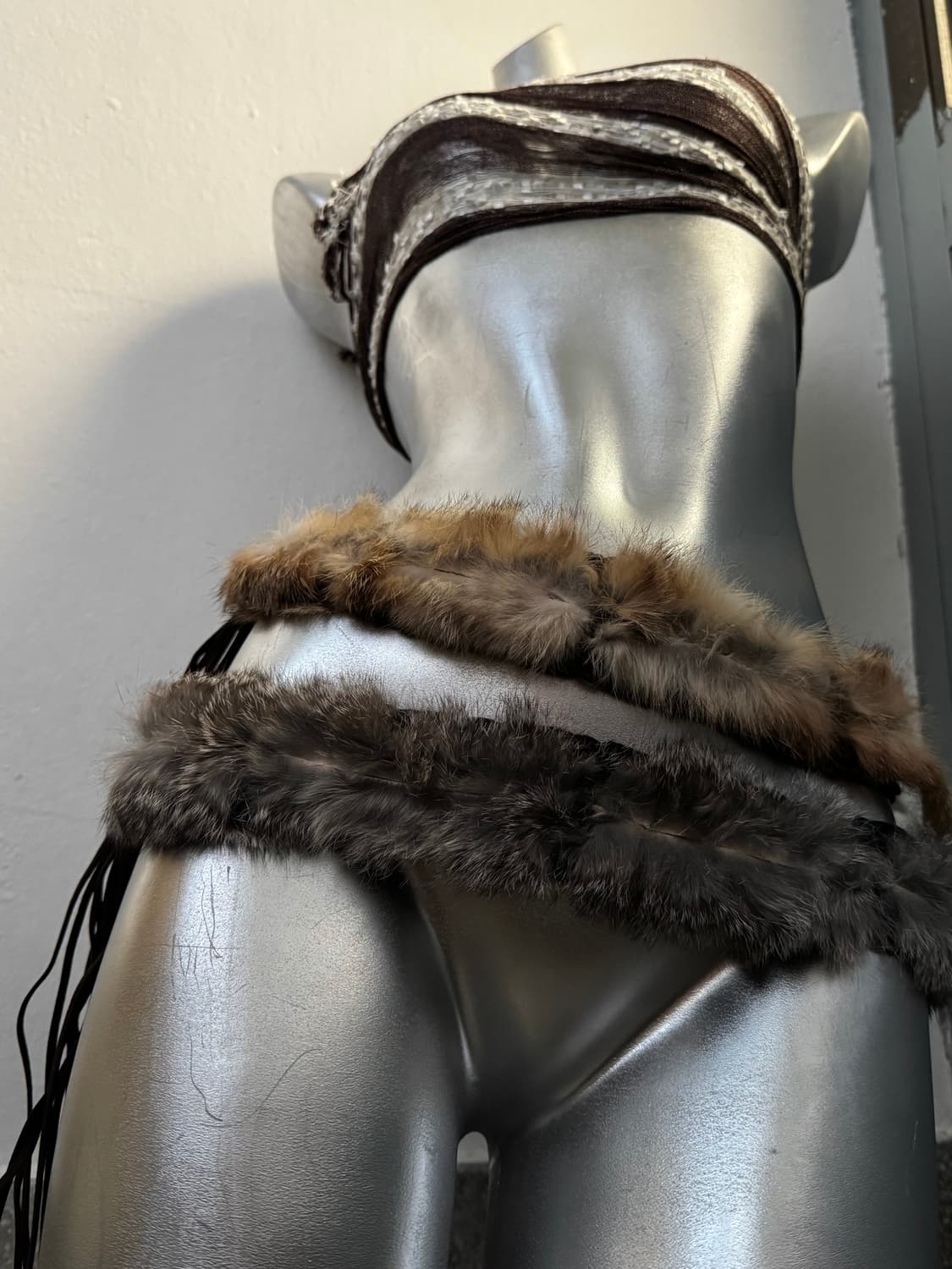 갸루 리얼 토끼퍼 벨트 상품이미지1