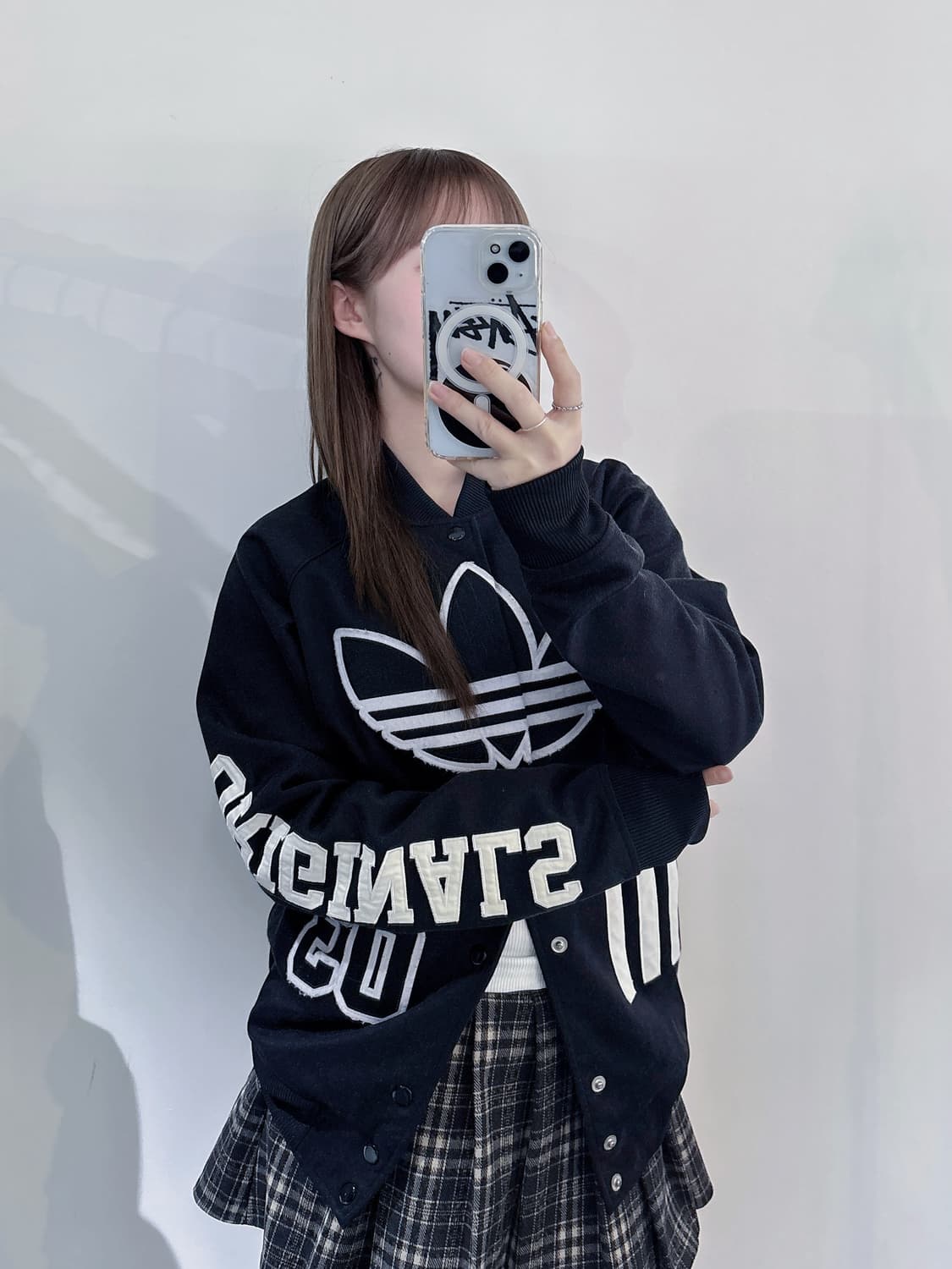 아디다스 블랙 빅로고 트랙탑 상품이미지1