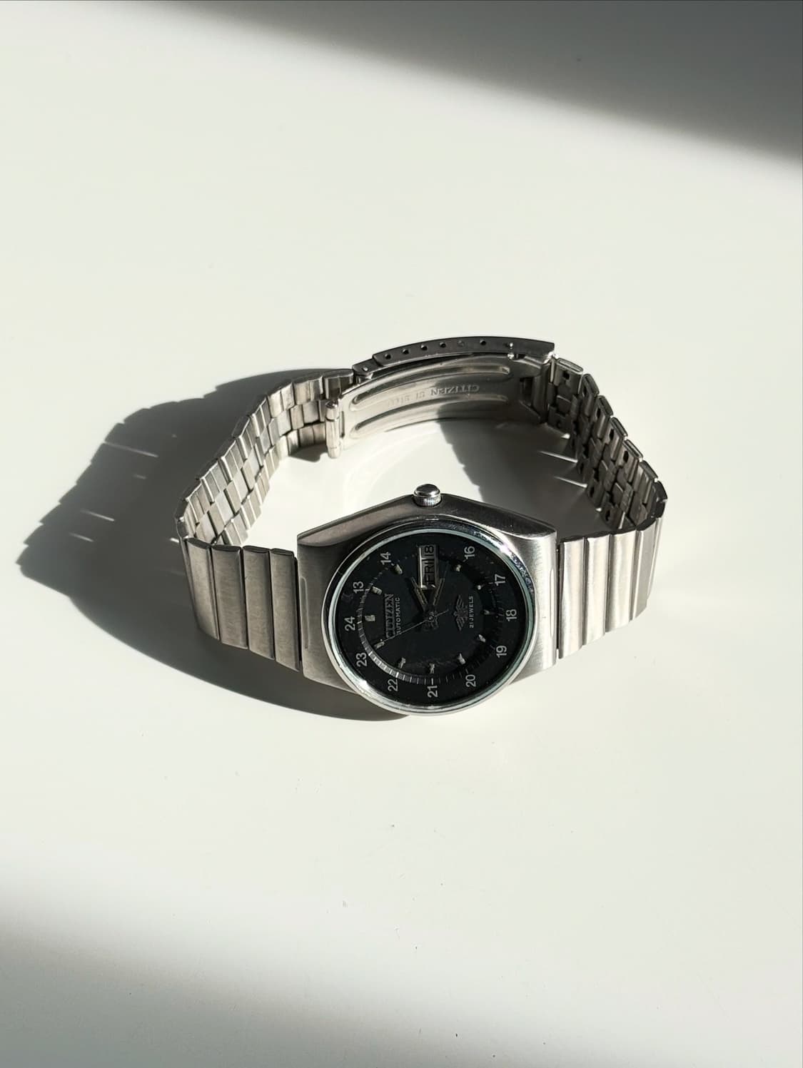 80s Citizen Automatic Metal Watch 상품이미지3