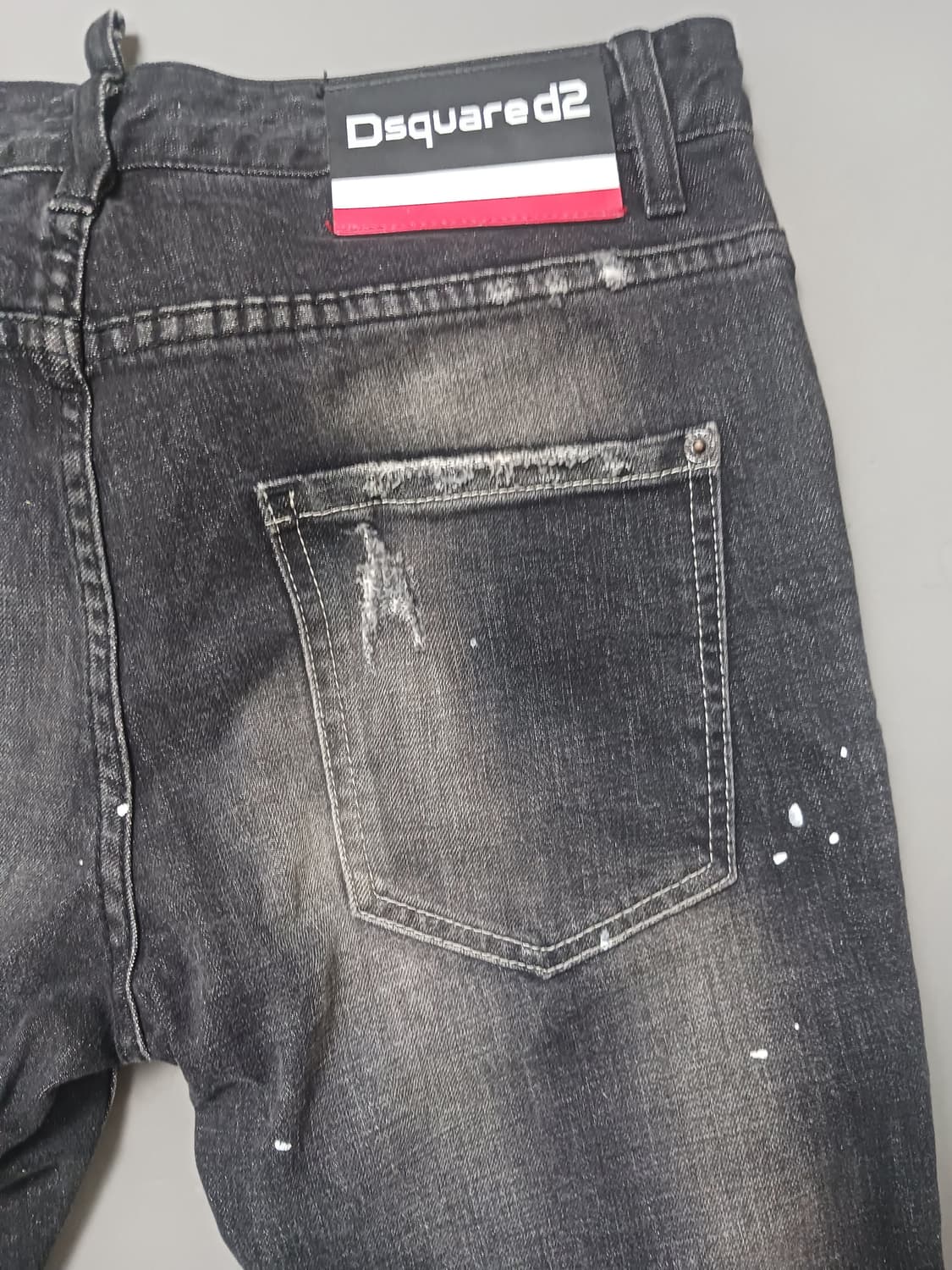 [30] 디스퀘어드2 앞지퍼 데미지 쿨가이 블랙진 청바지 상품이미지9