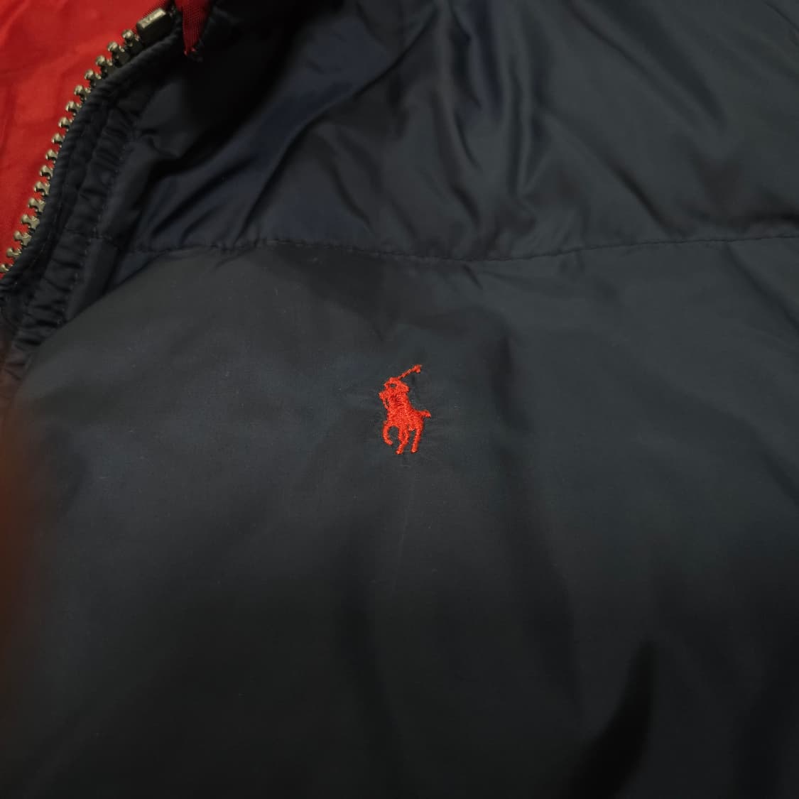 M 폴로랄프로렌 OG 리버시블 푸퍼 다운 자켓 네이비 레드 상품이미지2