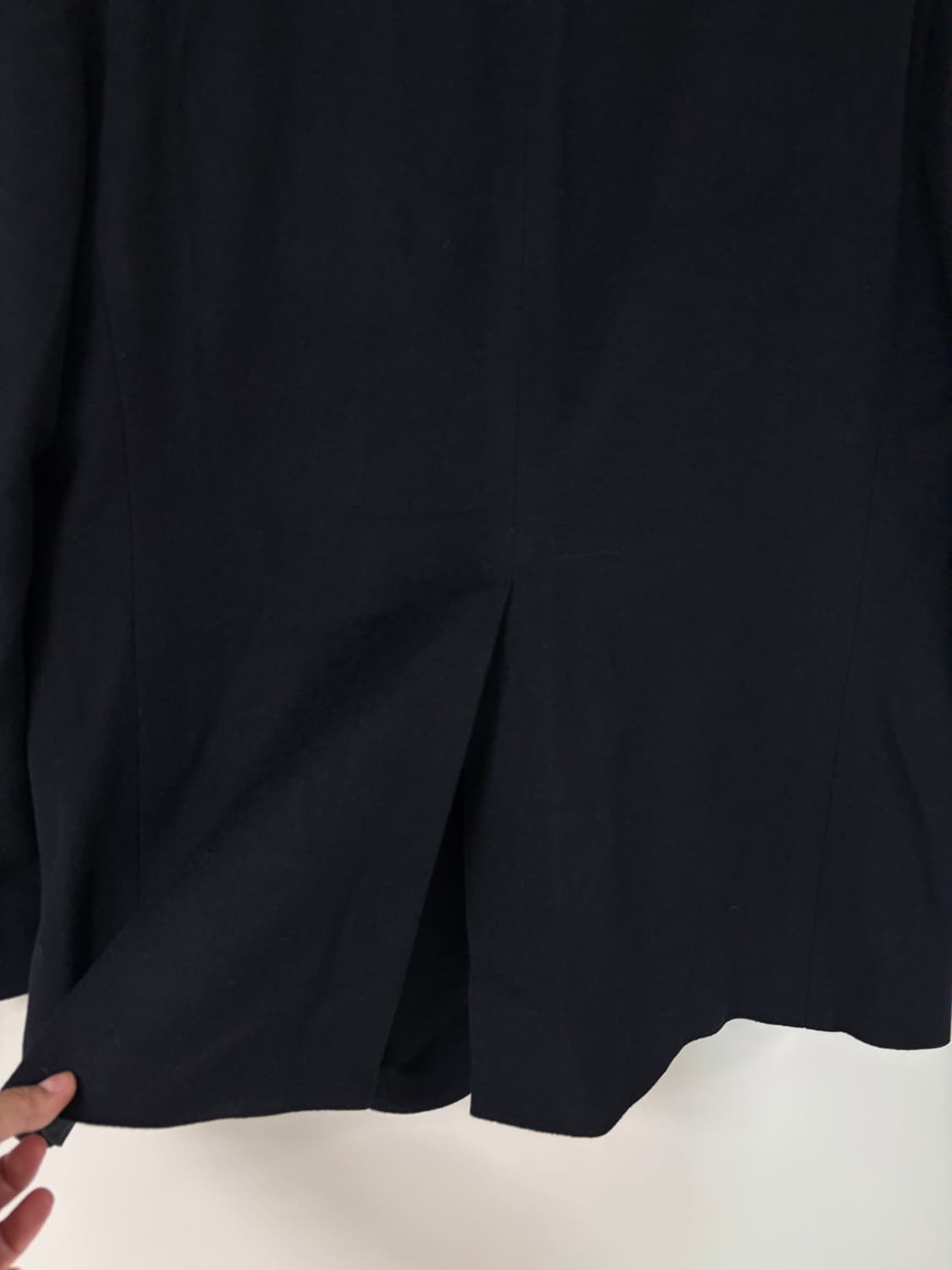 아큐아스쿠텀 캐시미어 100% 금장 코트 블랙 상품이미지8