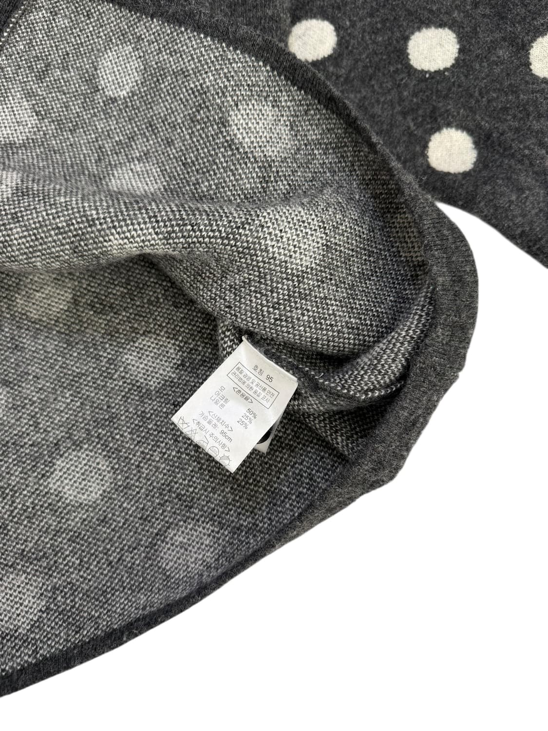 뱅뱅 차콜 도트 가디건 상품이미지7