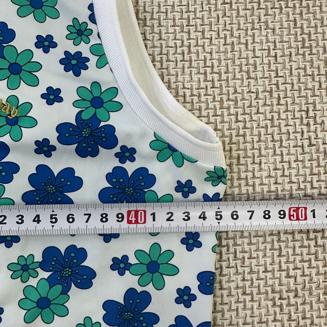 XS 캘러웨이 플로럴 민소매 티셔츠 0415D 상품이미지5