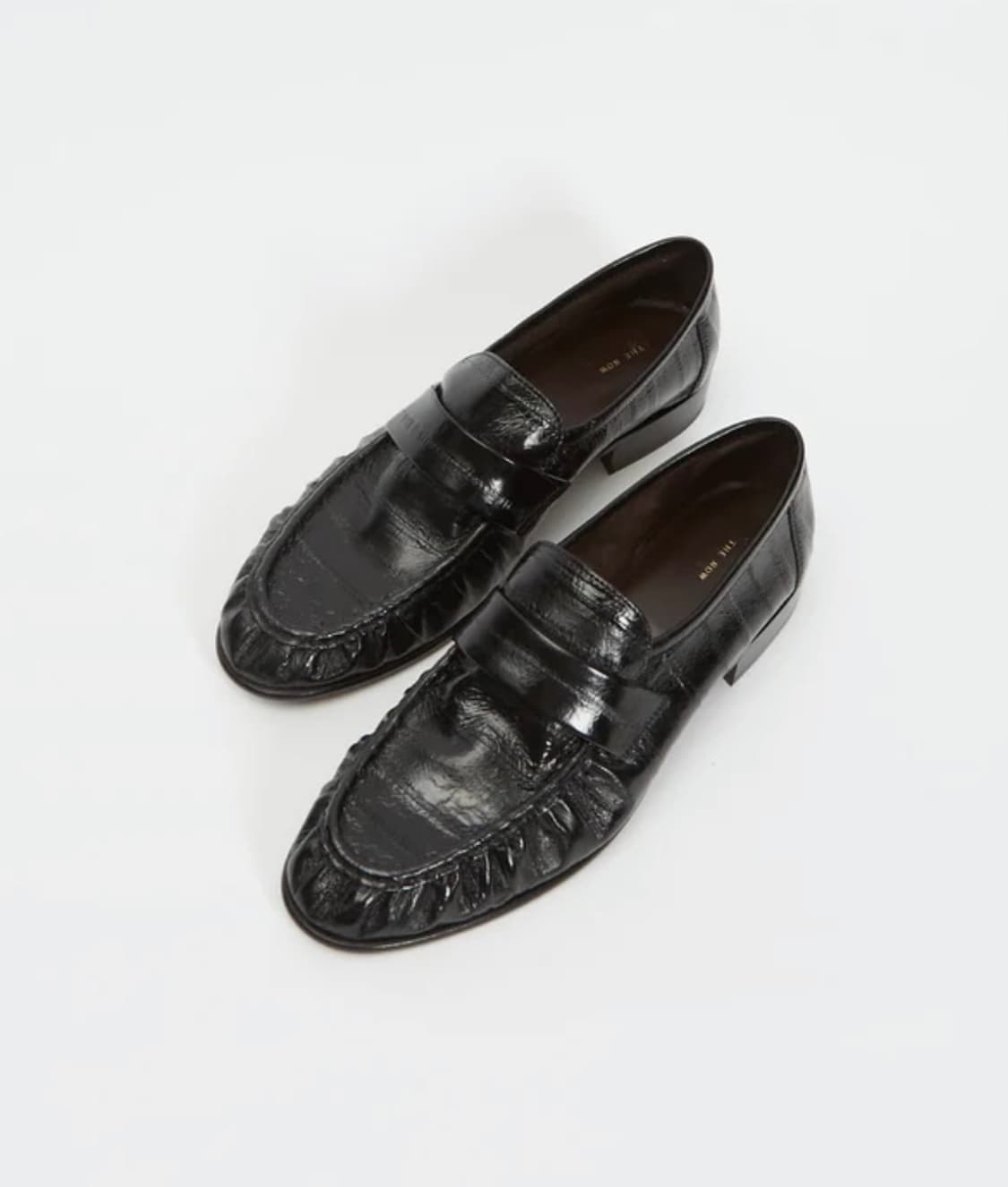 [42] 더로우 일스킨 로퍼 블랙 상품이미지1