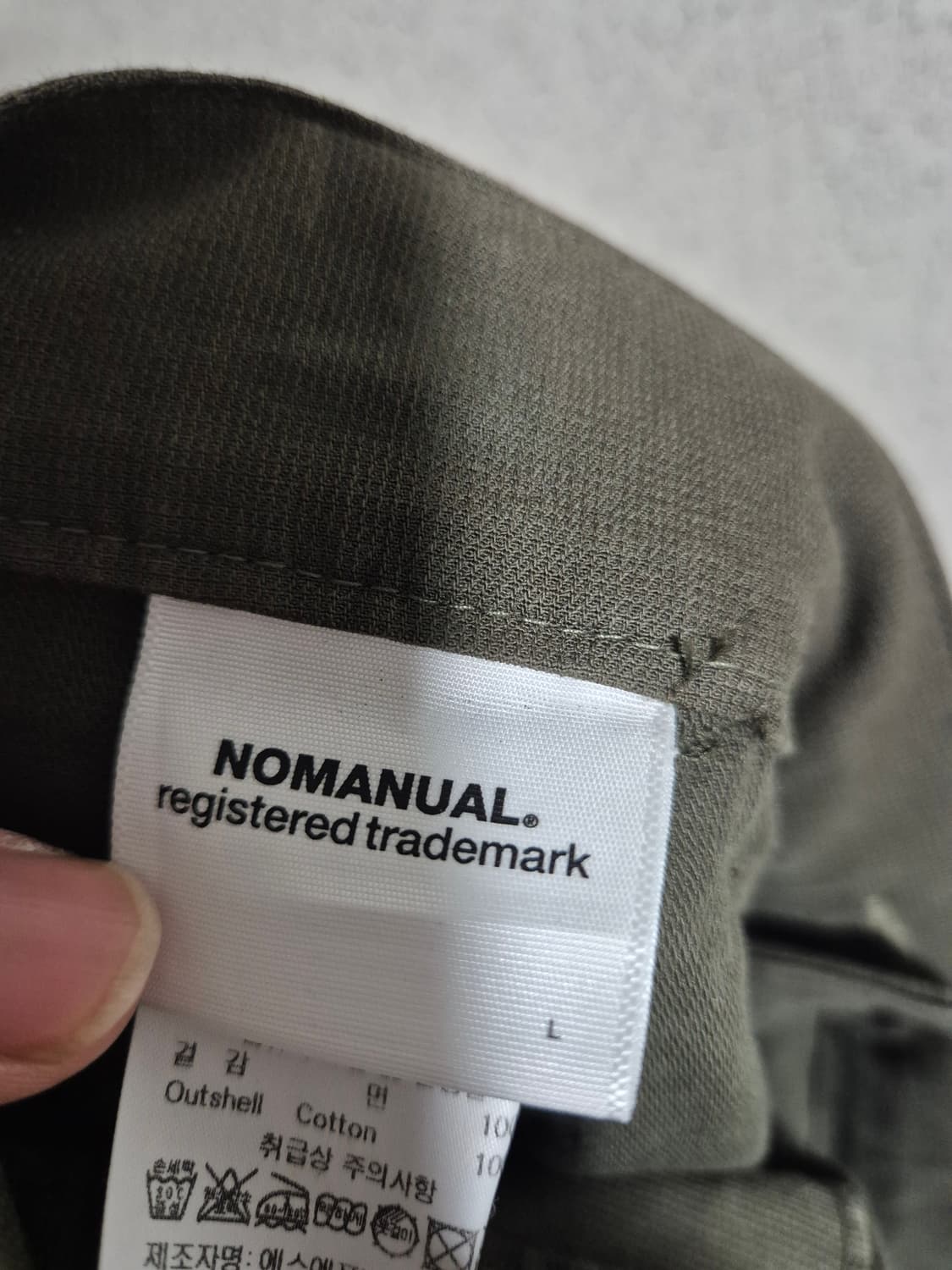 [L]노매뉴얼 믹스 카고 팬츠 Men 상품이미지4