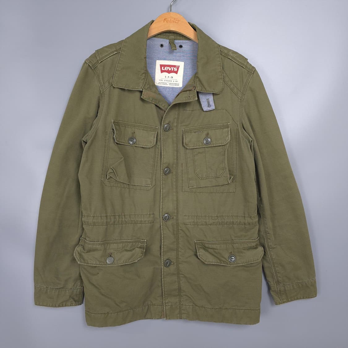 남성용 리바이스 Levis 밀리터리 포켓 야상 자켓 S 상품이미지1