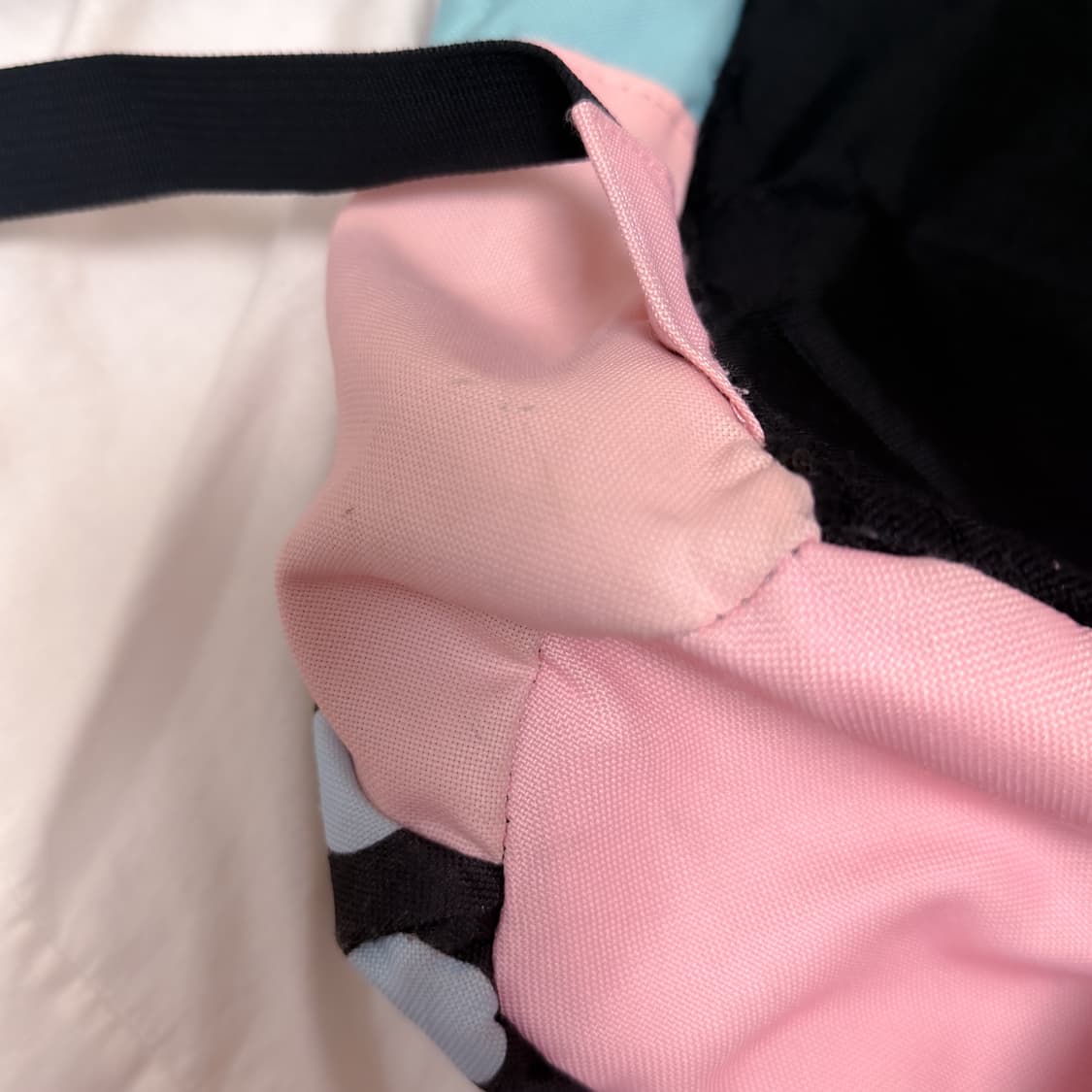 일본 빈티지 도트 스트라이프 솜사탕 백팩 상품이미지7