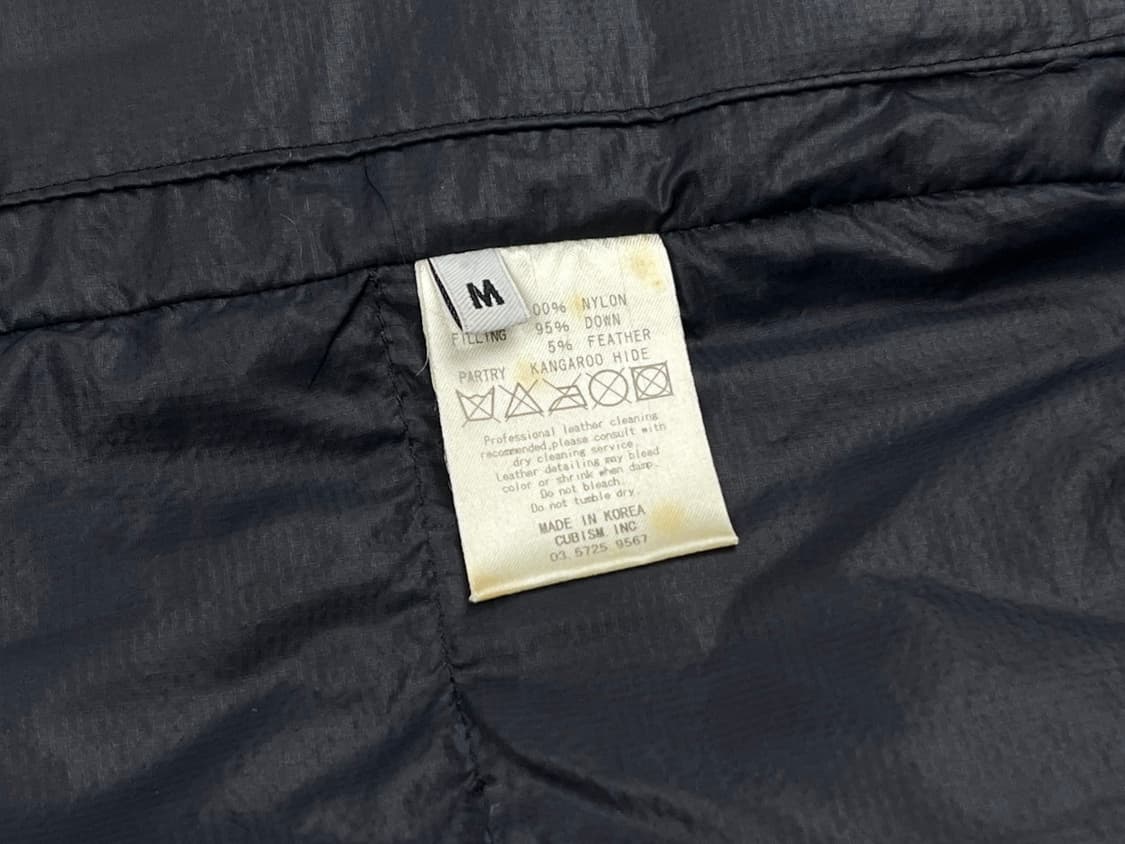 kangaroo leather light puffer jacket 상품이미지10