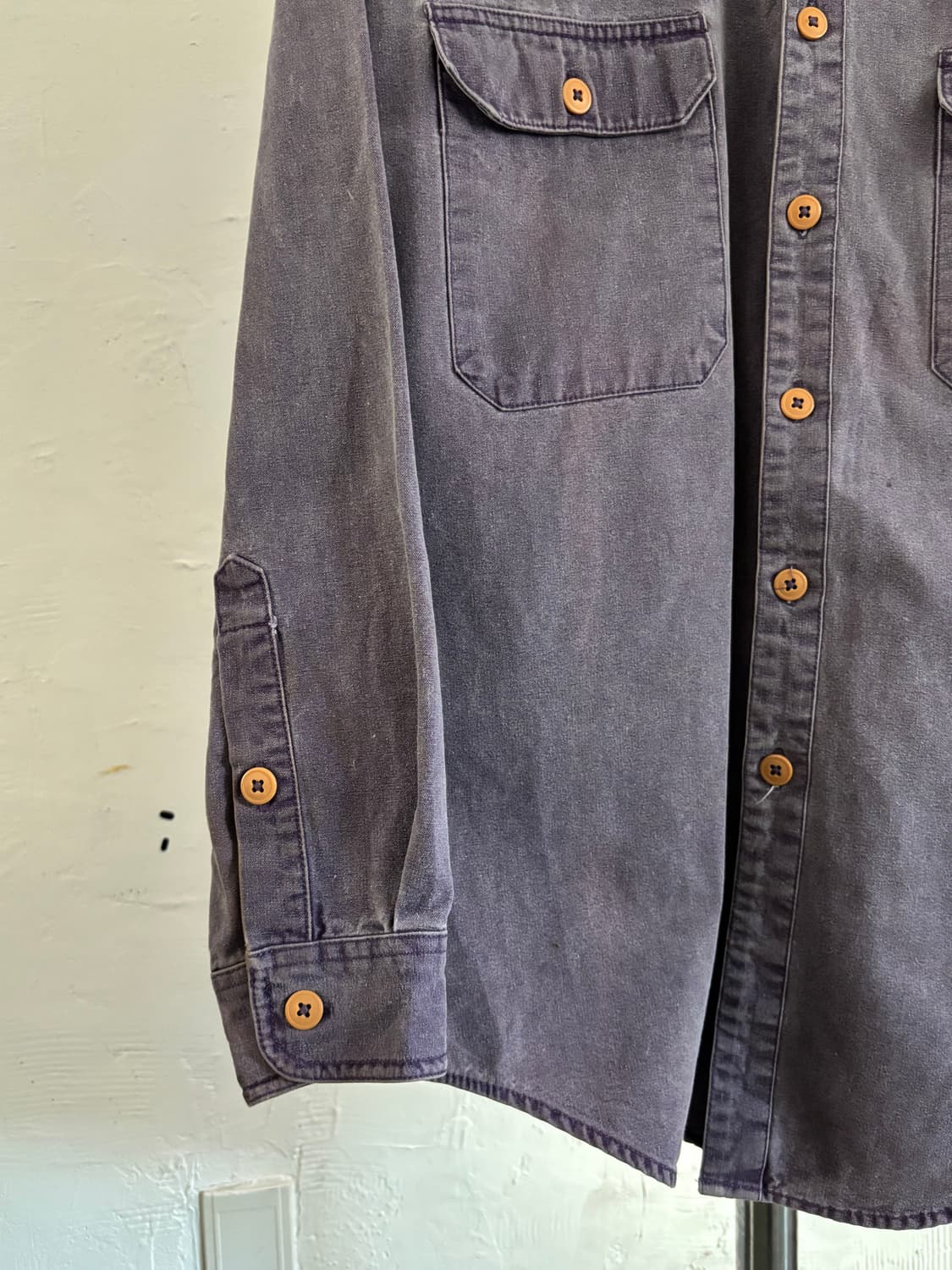 Patagonia 파타고니아 94‘s 퍼플 캔버스 코튼 셔츠  상품이미지4