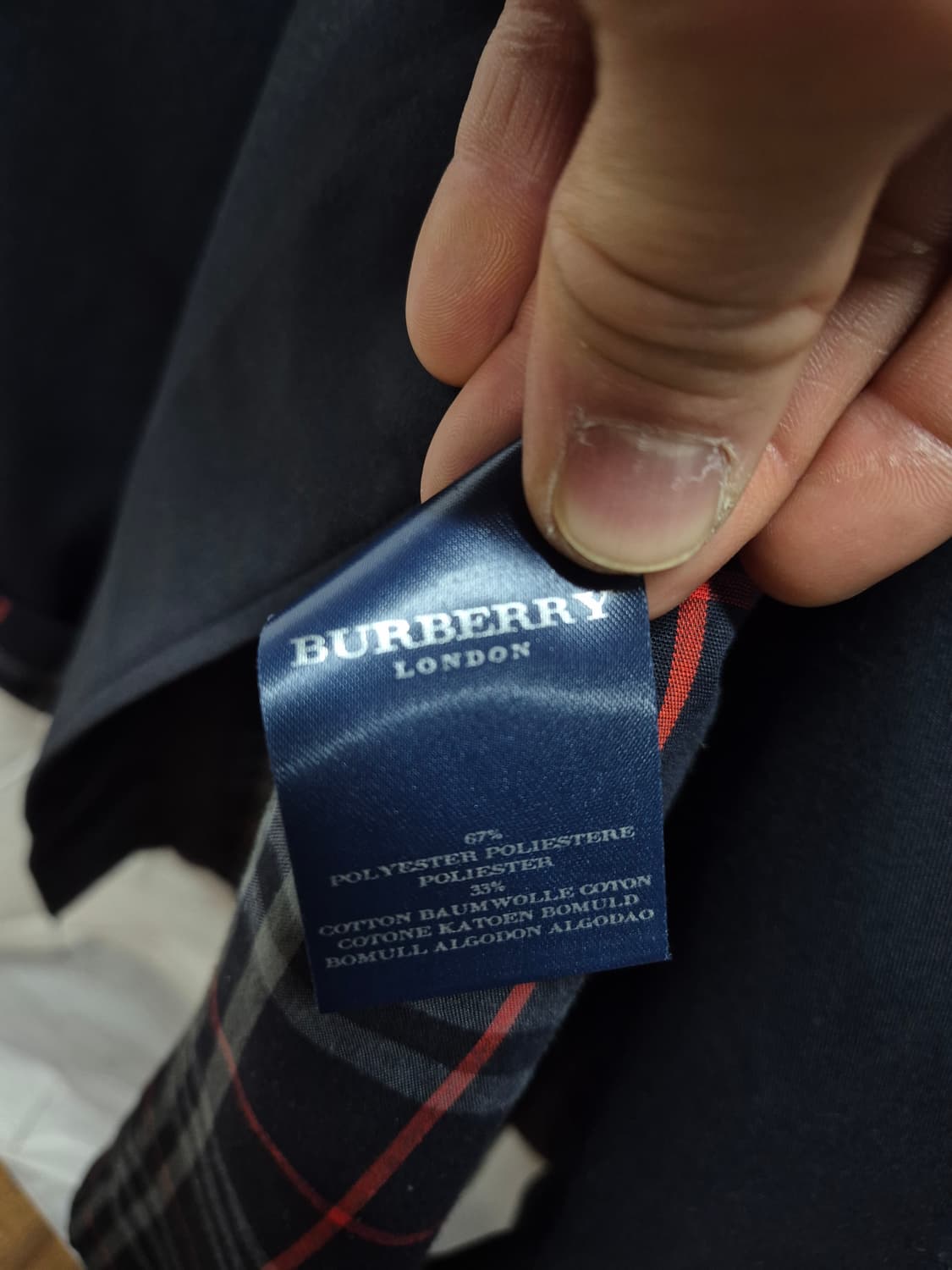 버버리 네이비 여성 트렌치코트 상품이미지5