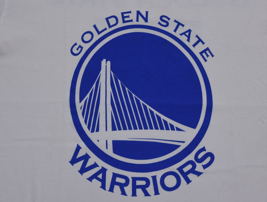 NBA 골든스테이트 워리어스 로고 반팔 티셔츠 화이트 XXL 데일리 스포 상품이미지1