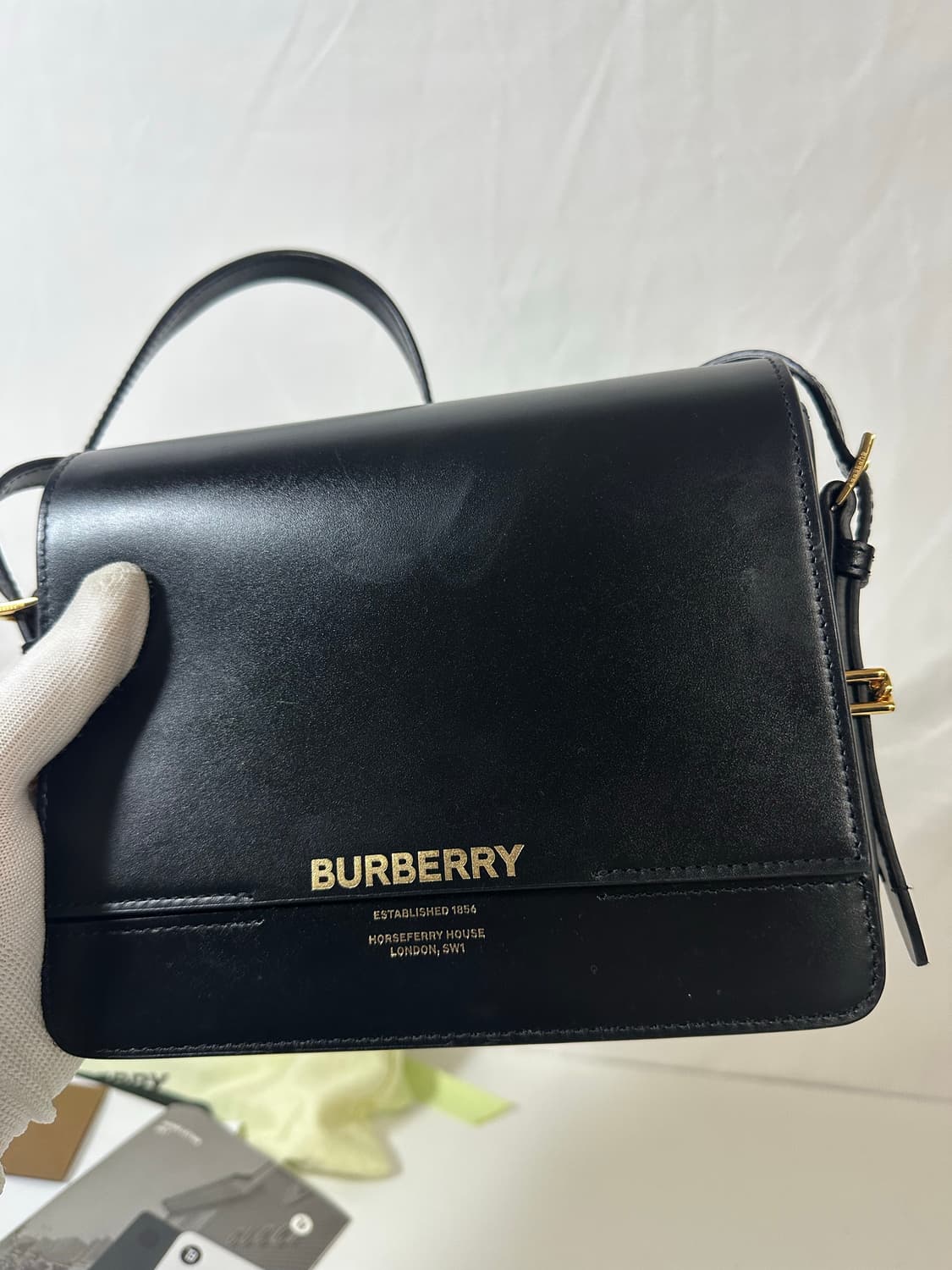 버버리 그레이스백 블랙 (OS) 상품이미지2