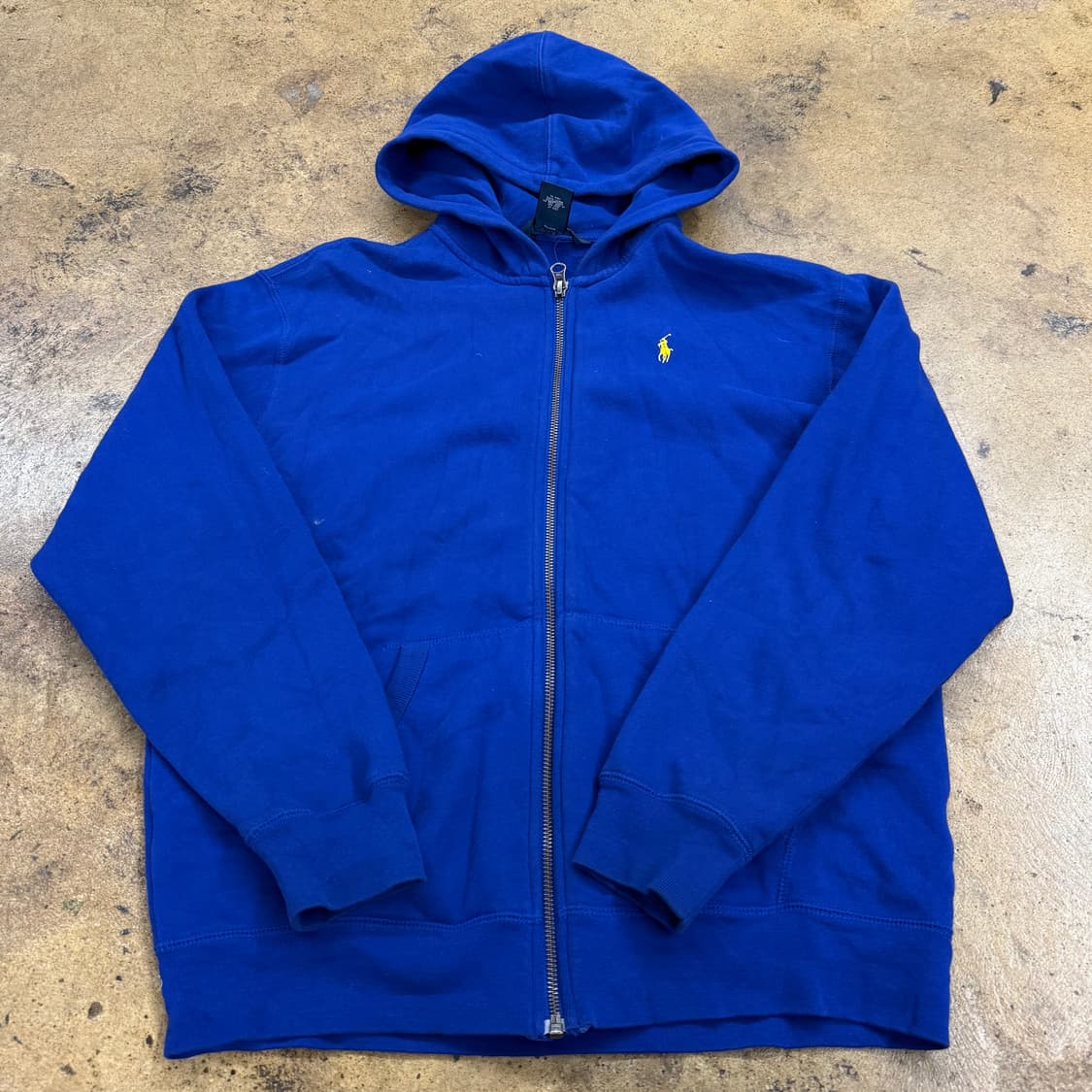 폴로 랄프로렌 블루 후드집업 상품이미지2