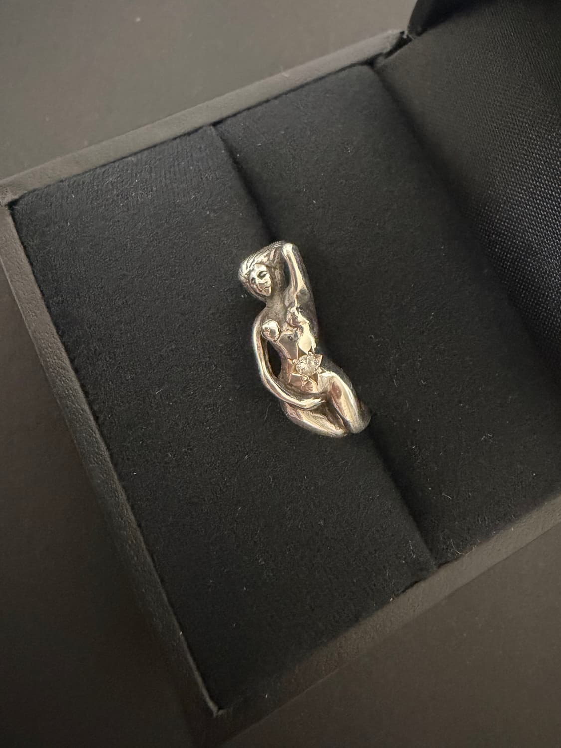 [19호] 와코마리아 925 실버 다이아 누드링 상품이미지2