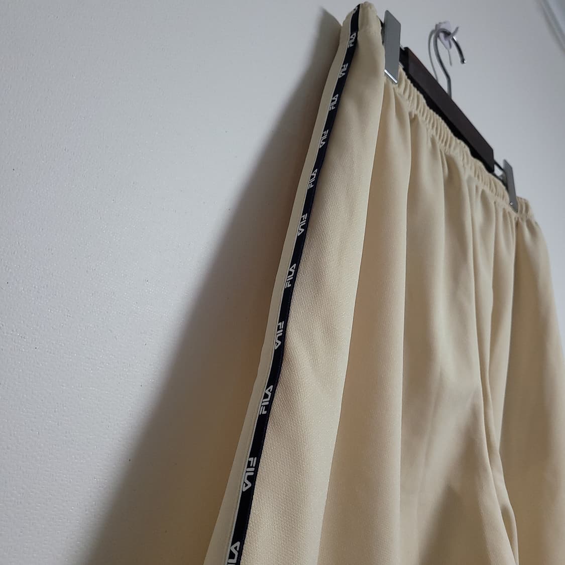 (28) FILA 휠라 아이보리 트레이닝 반바지 L 상품이미지4