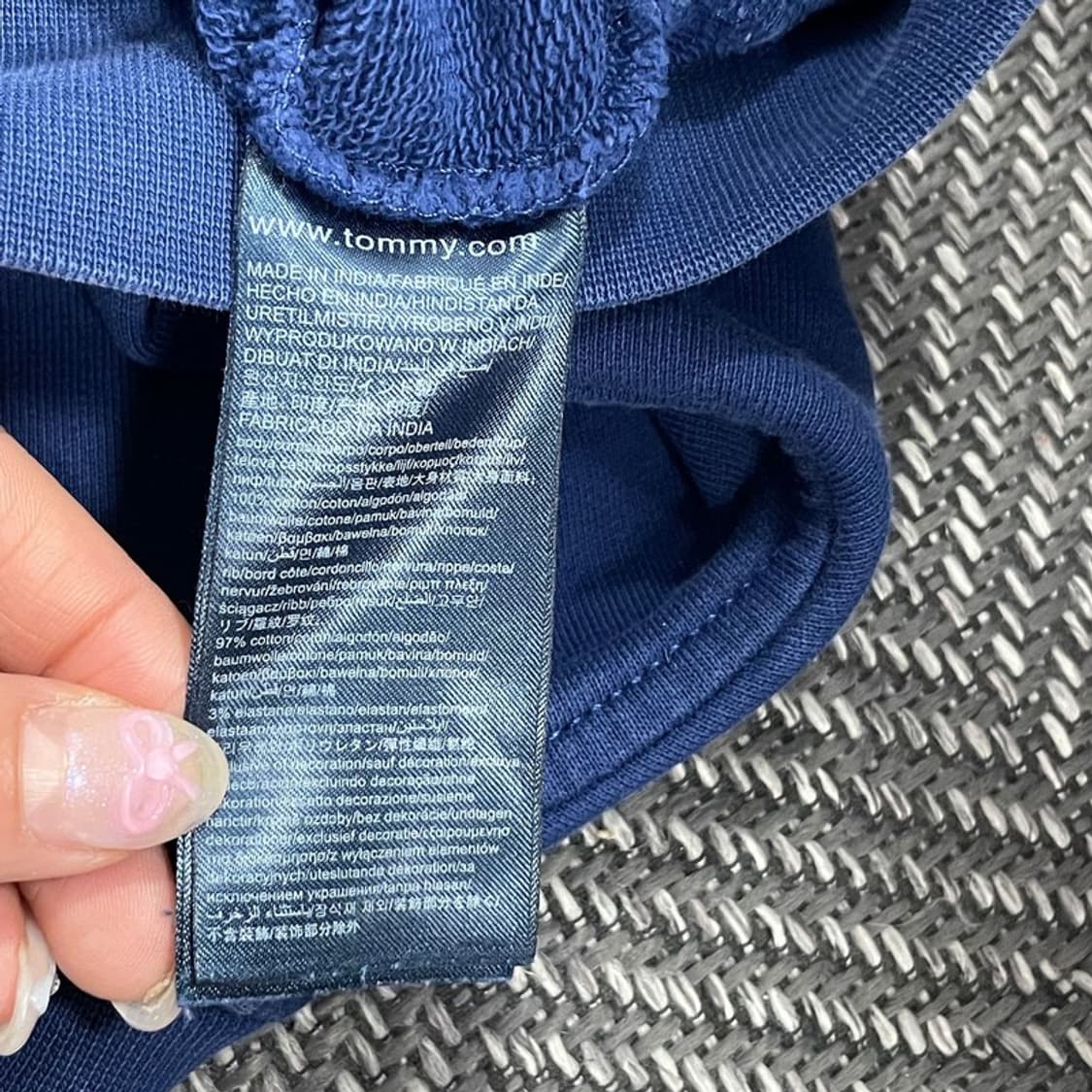 타미힐피거 자수 맨투맨 v0060 상품이미지7