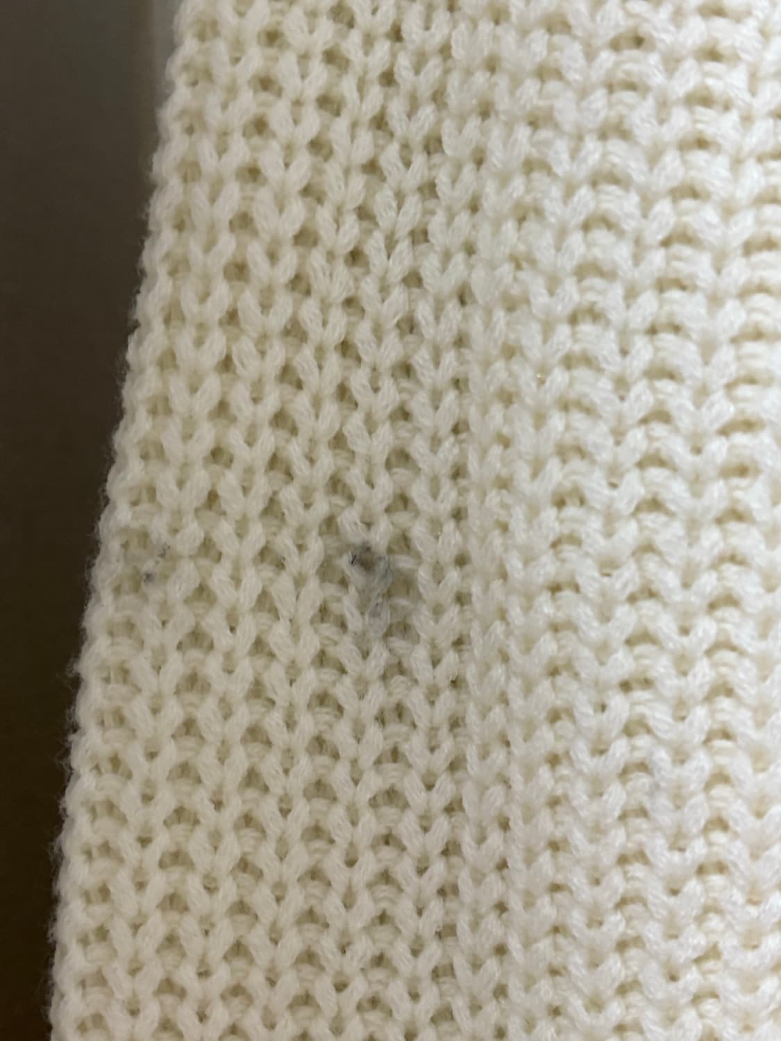 베이비베어 빈티지/ 달천깔 아이보리 리본 아일렛 커스텀 니트 상품이미지3