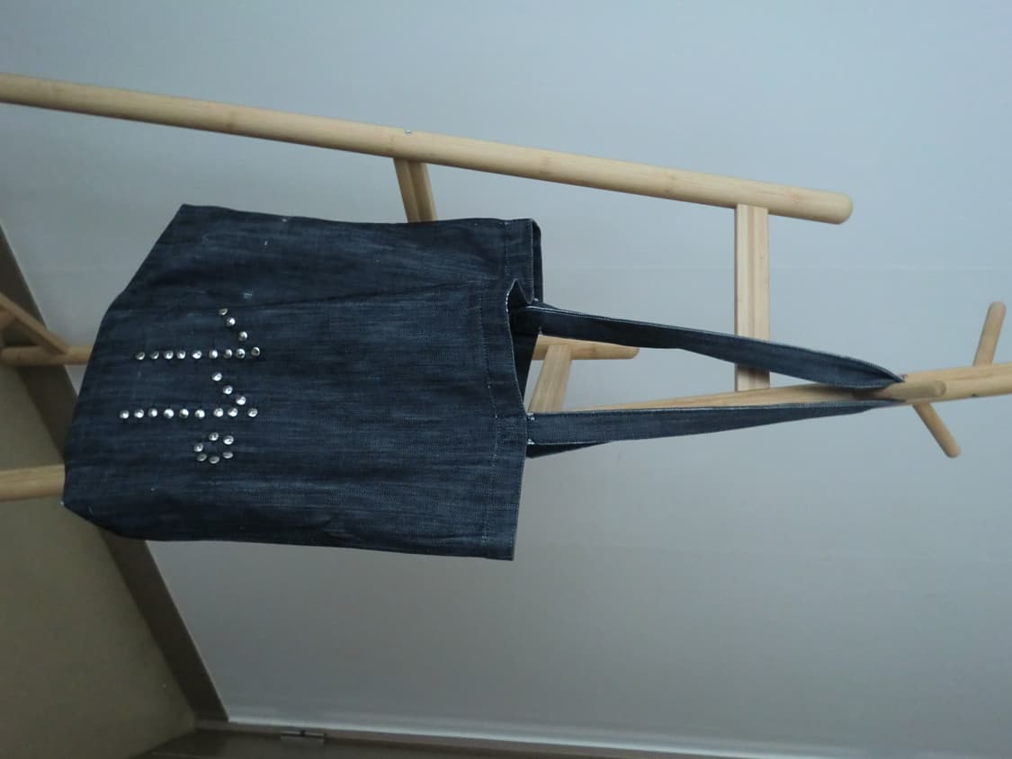 Two-way denim bag 상품이미지2