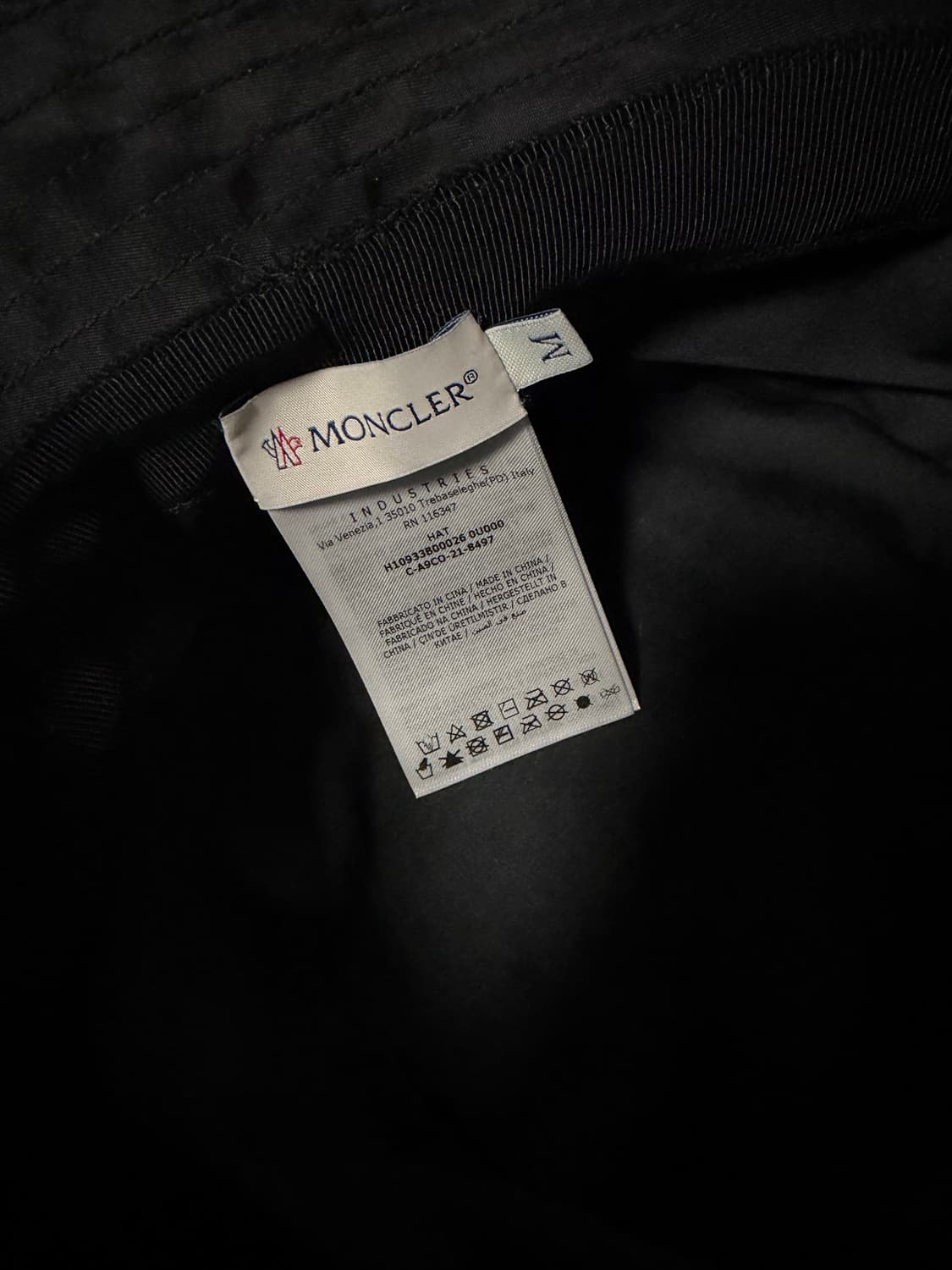 몽클레어 몽클레르 블랙 버킷햇 M 상품이미지2