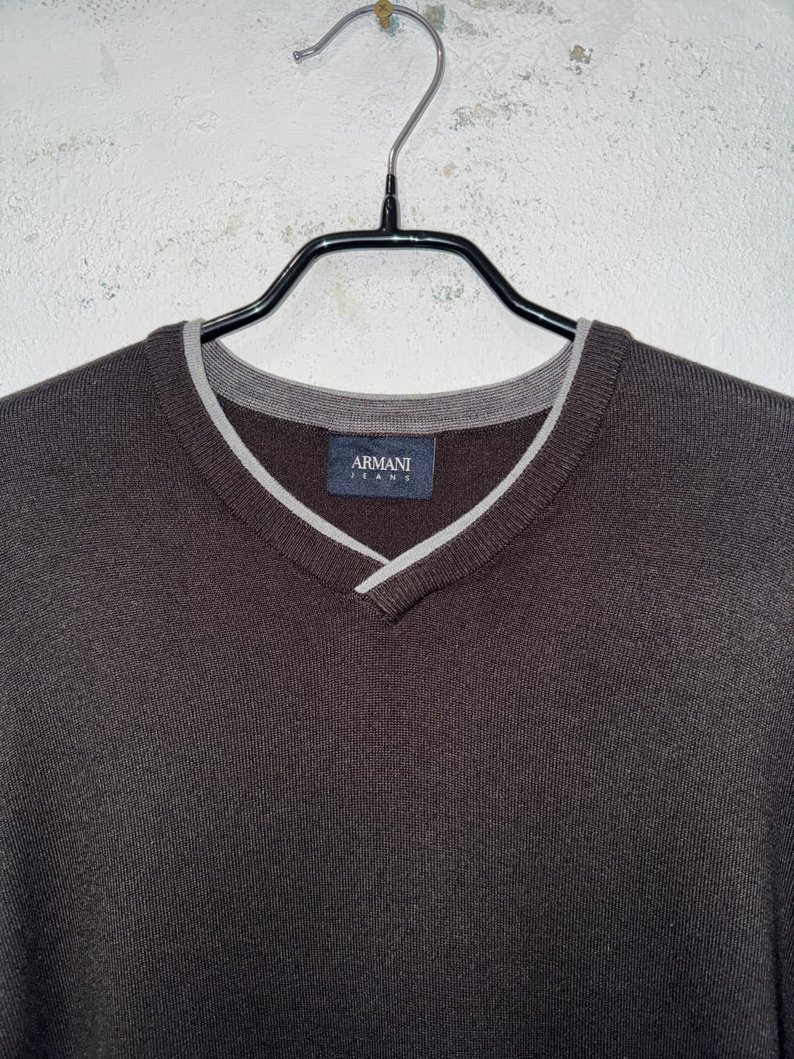 ARMANI JEANS dark brown knit 상품이미지2