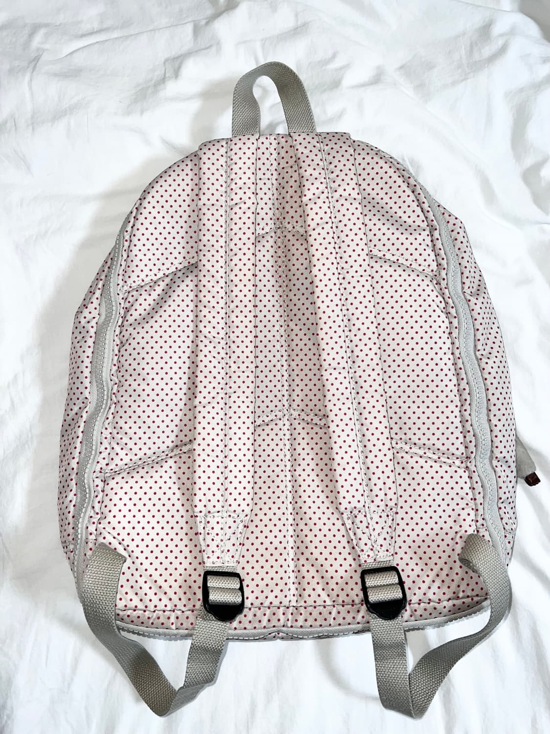 키플링 정품 핑크 도트 백팩 베이지컬러&핑크도트 희귀매물 상품이미지2