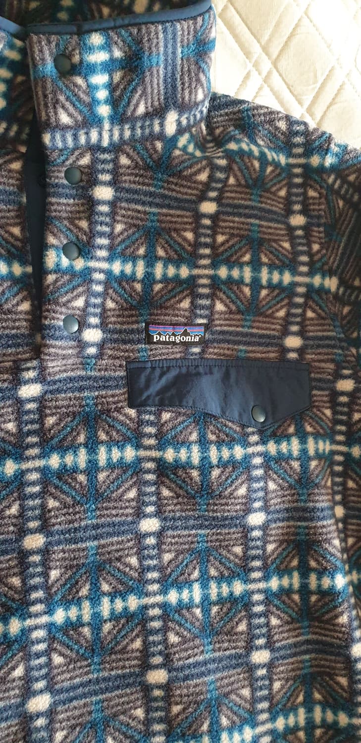 파타고니아 신칠라 스냅티 풀오버 스노우빔 다크 내츄럴 M 상품이미지4