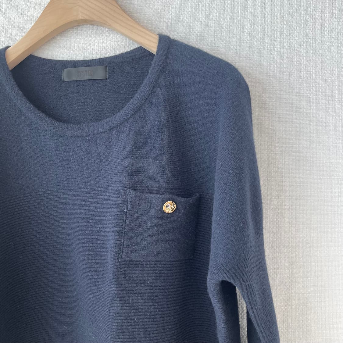 시스템 울 니트 55~66 상품이미지4