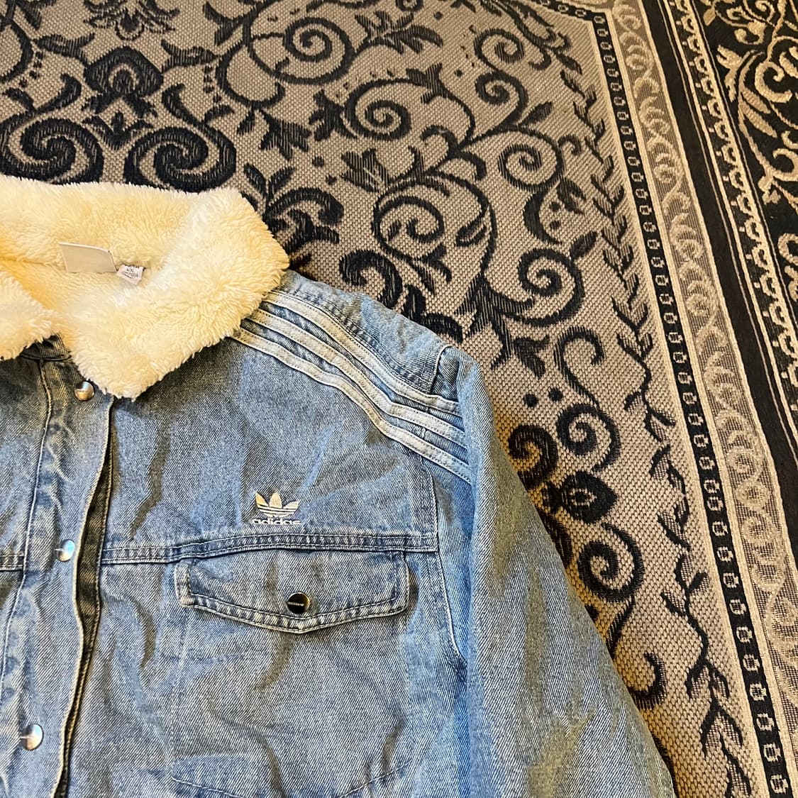 XL 아디다스 쉐르파 데님 자켓/W2452 상품이미지2