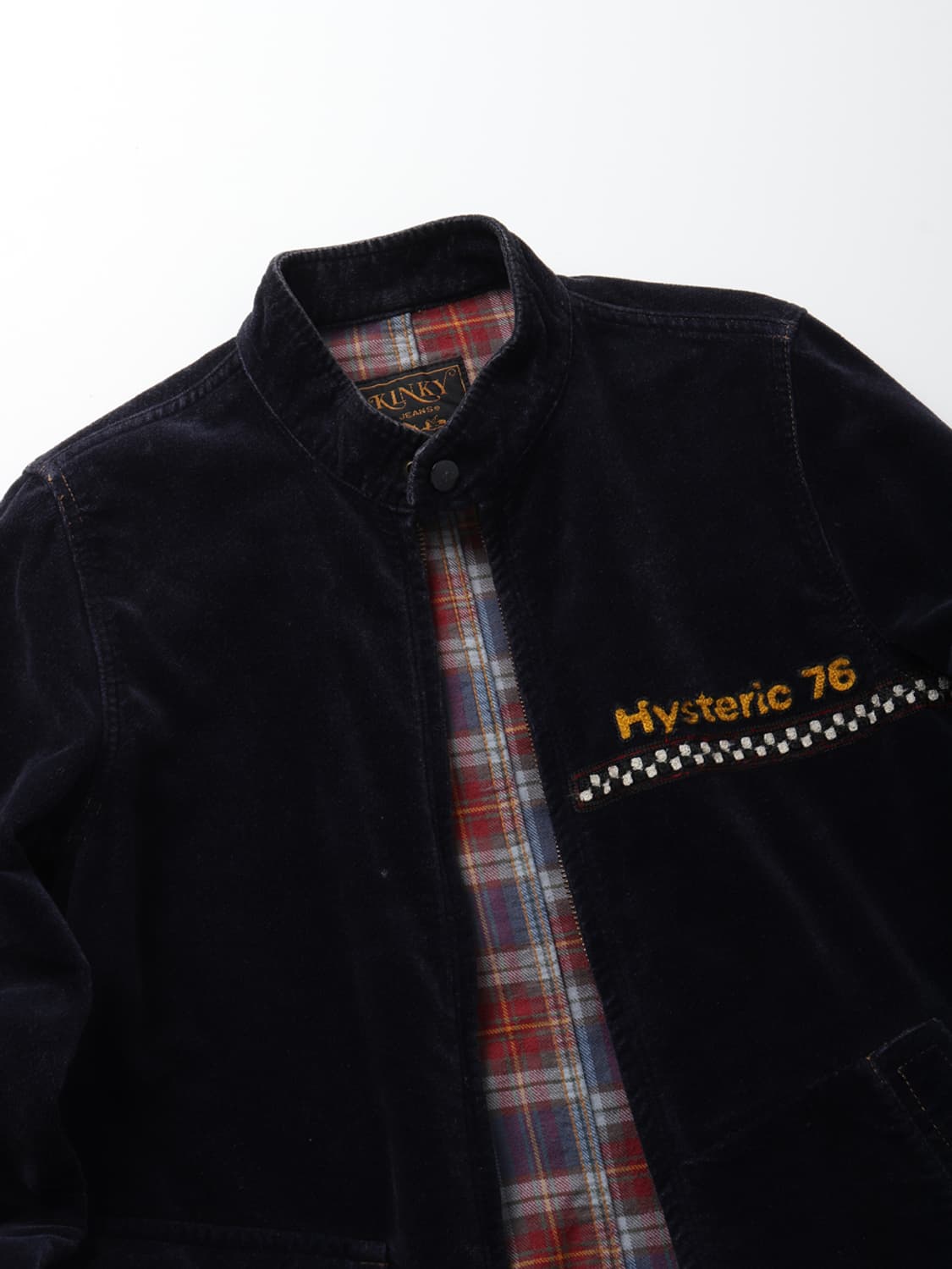 HYSTERIC GLAMOUR 90s Velour Jacket 상품이미지4