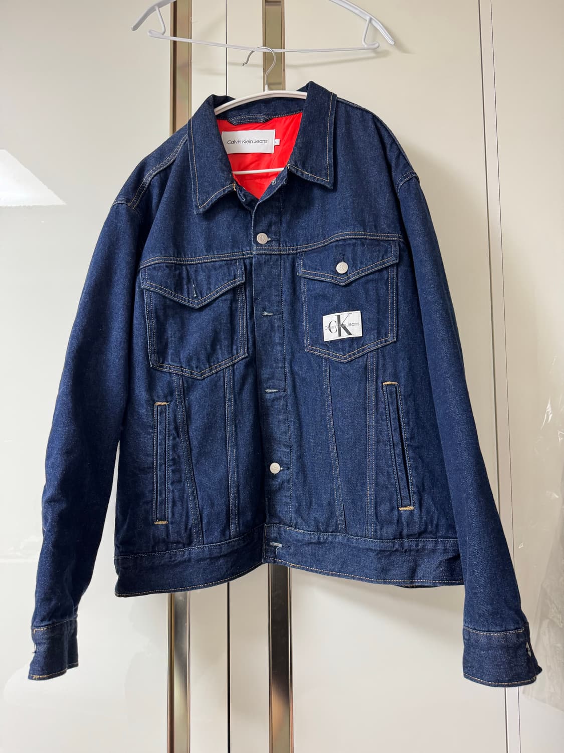 캘빈클라인 데님 자켓 J321269 1AP 상품이미지1