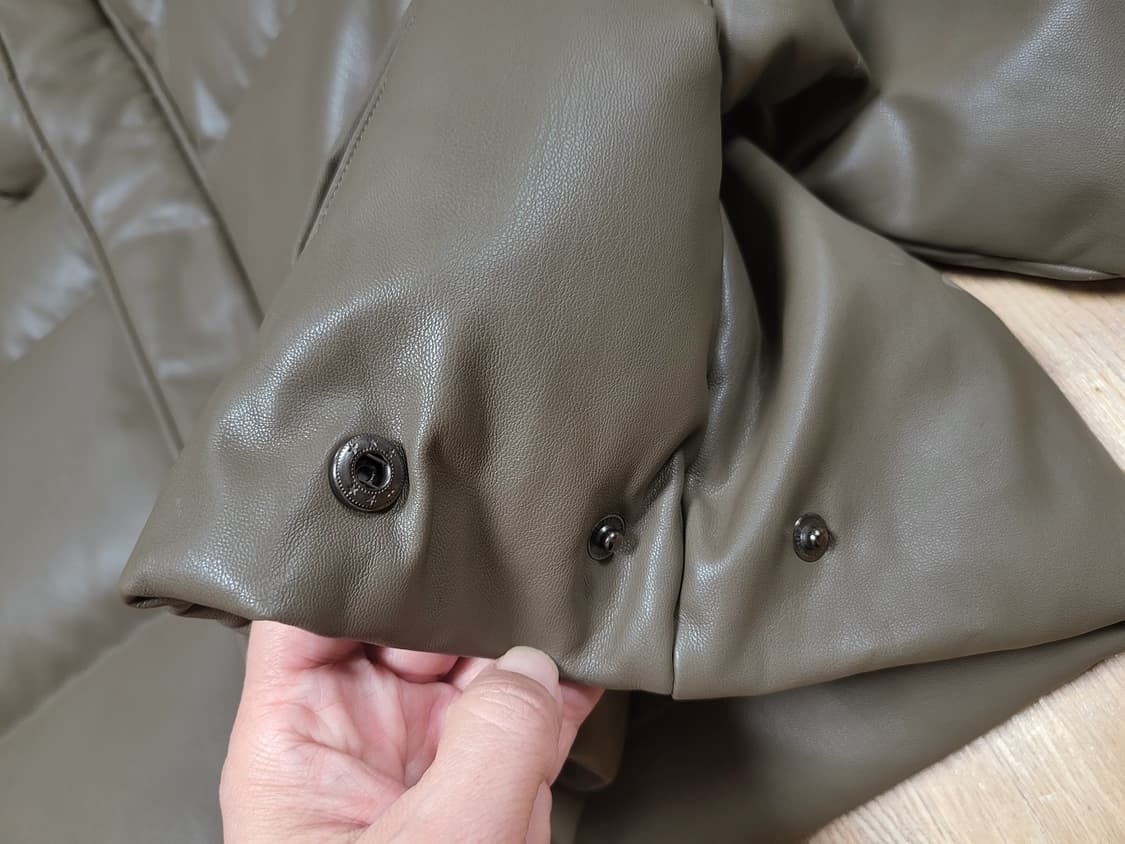 트리밍버드(Treemingbird) 덕다운 레더패딩 프리사이즈 상품이미지8