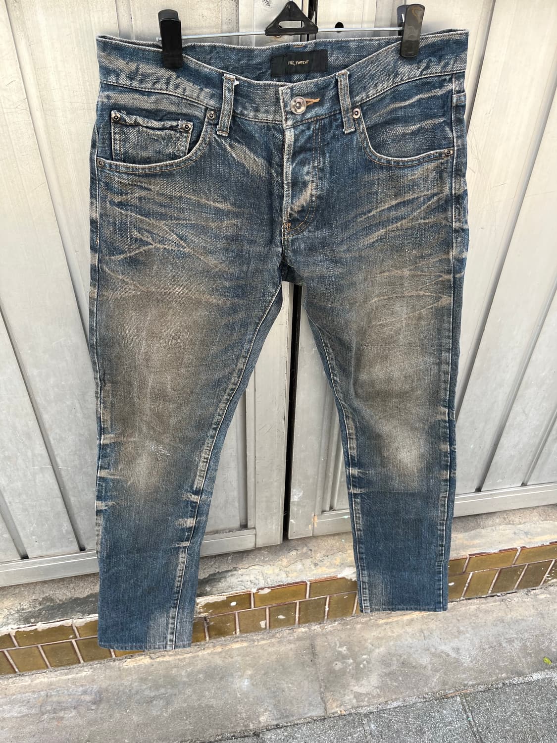 The twelve 스트레이트 데님 팬츠 상품이미지4