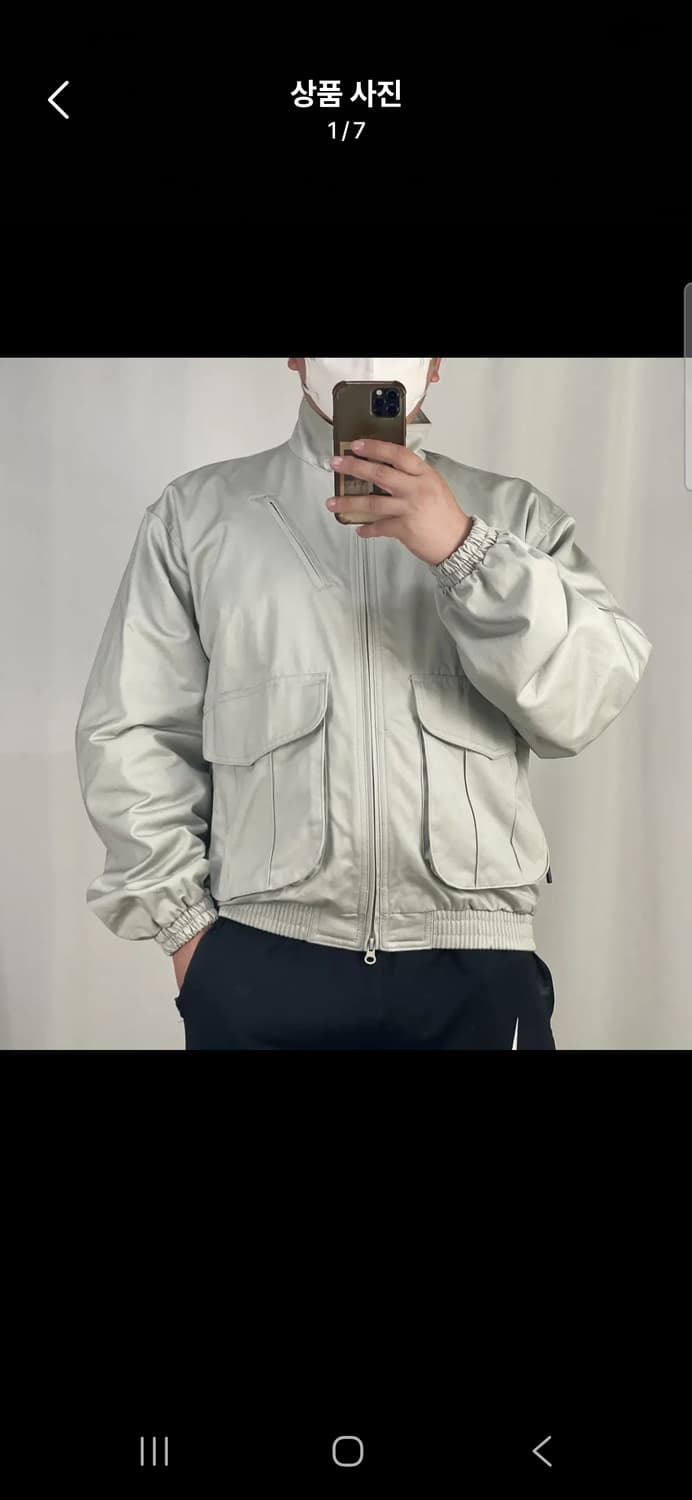 코드그라피 간절기 면자켓 남자100 상품이미지1