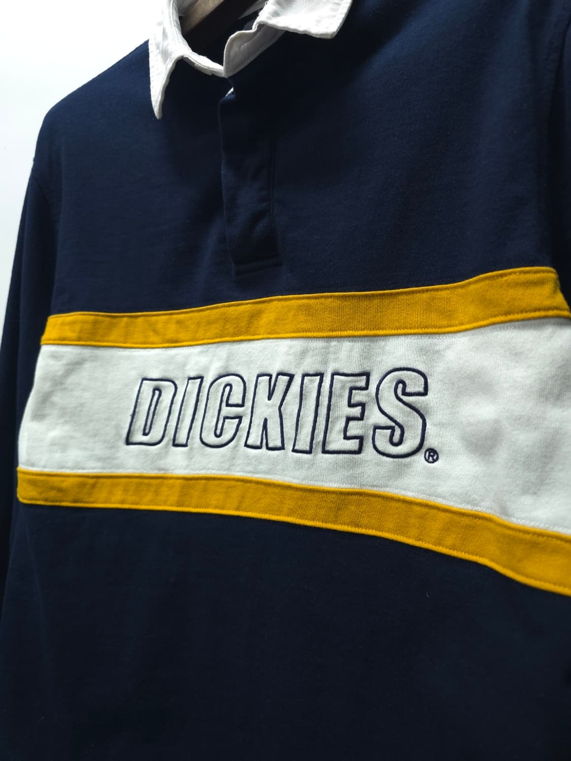 디키즈(DICKIES) 배색자수 럭비티 ( 95-100 ) 상품이미지6
