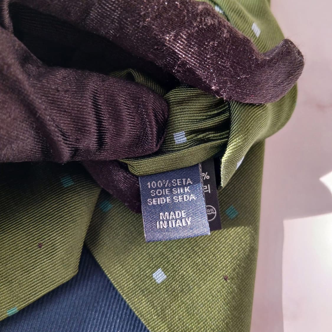 알테아 실크 그린 마이크로 패턴 넥타이 9.9cm A+등급 A19163
 상품이미지8