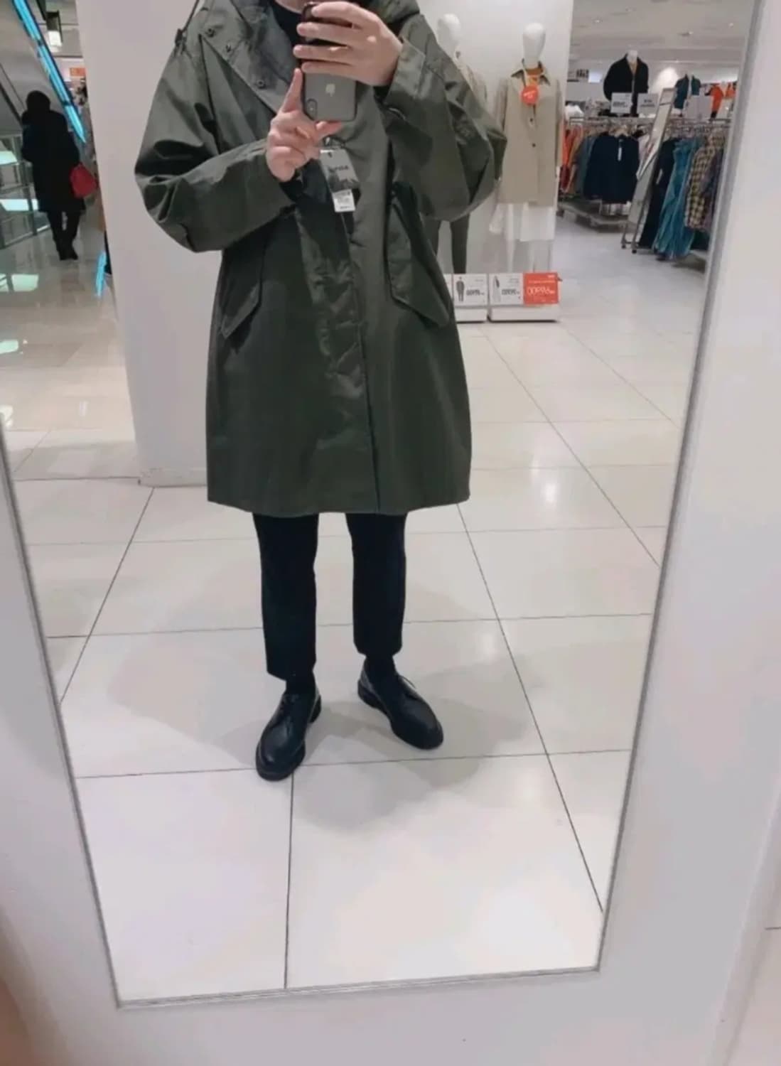 유니클로피쉬테일파카 xl 상품이미지2