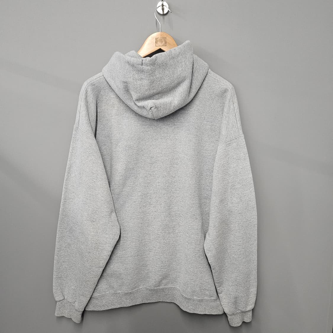 트레셔 로고 기모 후드티 그레이 상품이미지2