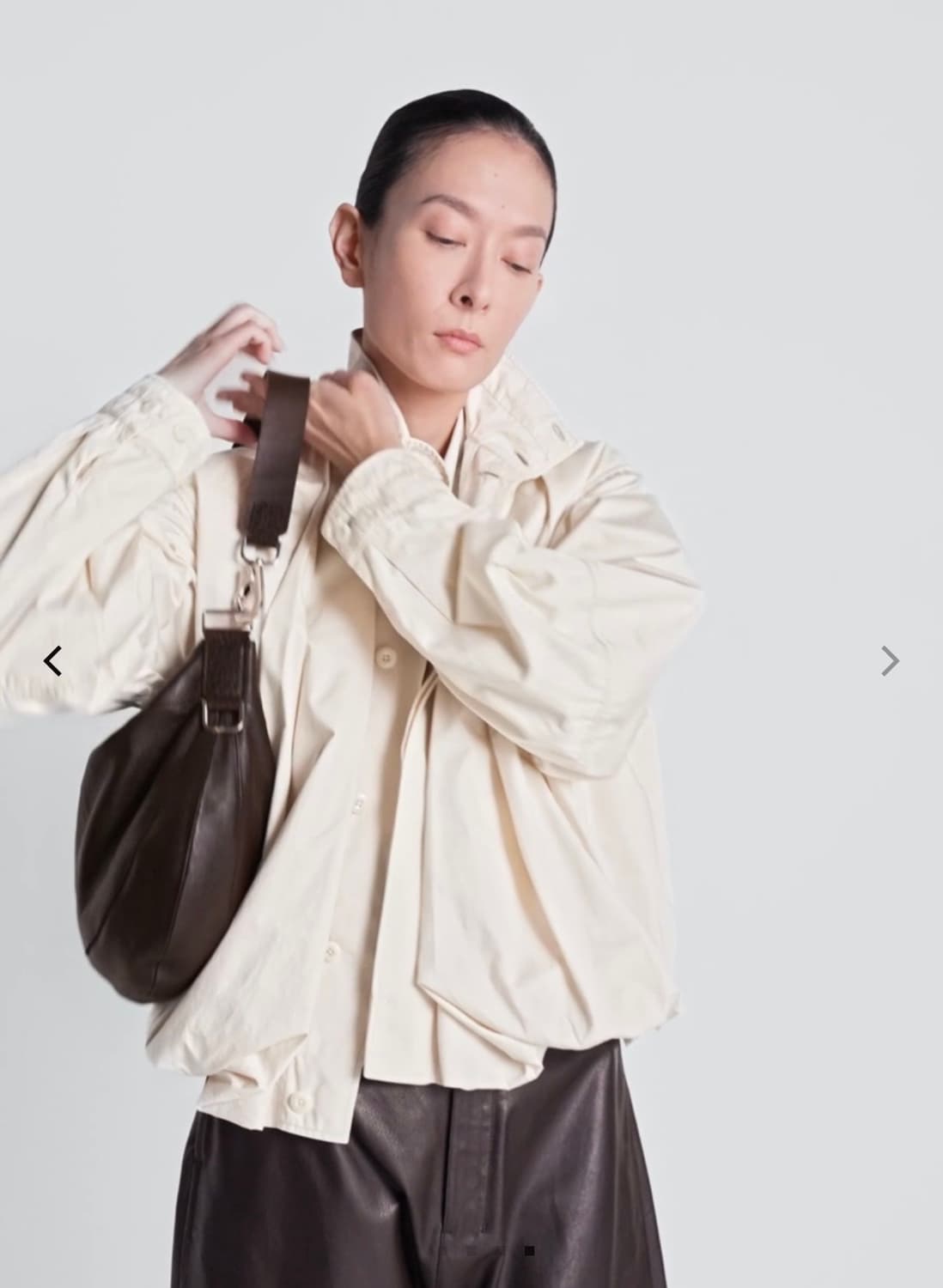 르메르 26ss QUIVER 퀴버 호보 백/다크 초콜렛 상품이미지4